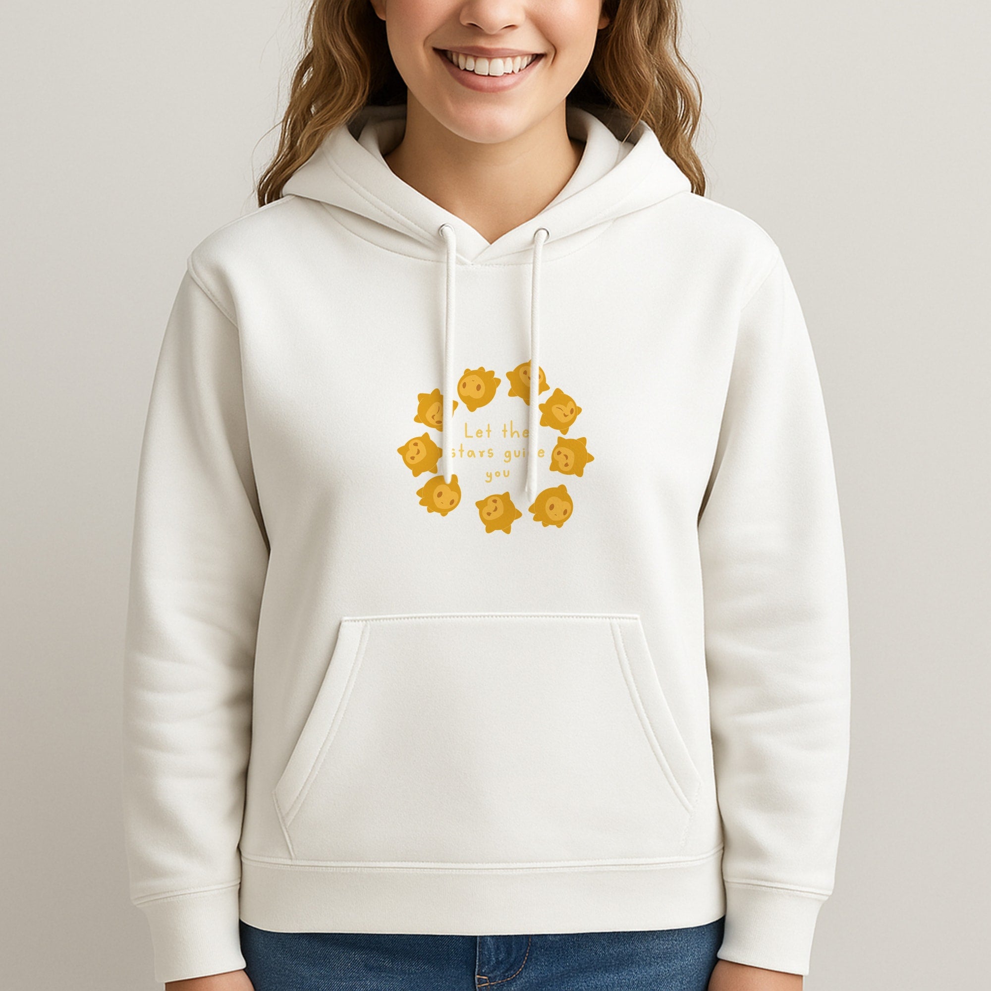 Star Pattern - Wish Unisex Hooded Sweatshirt