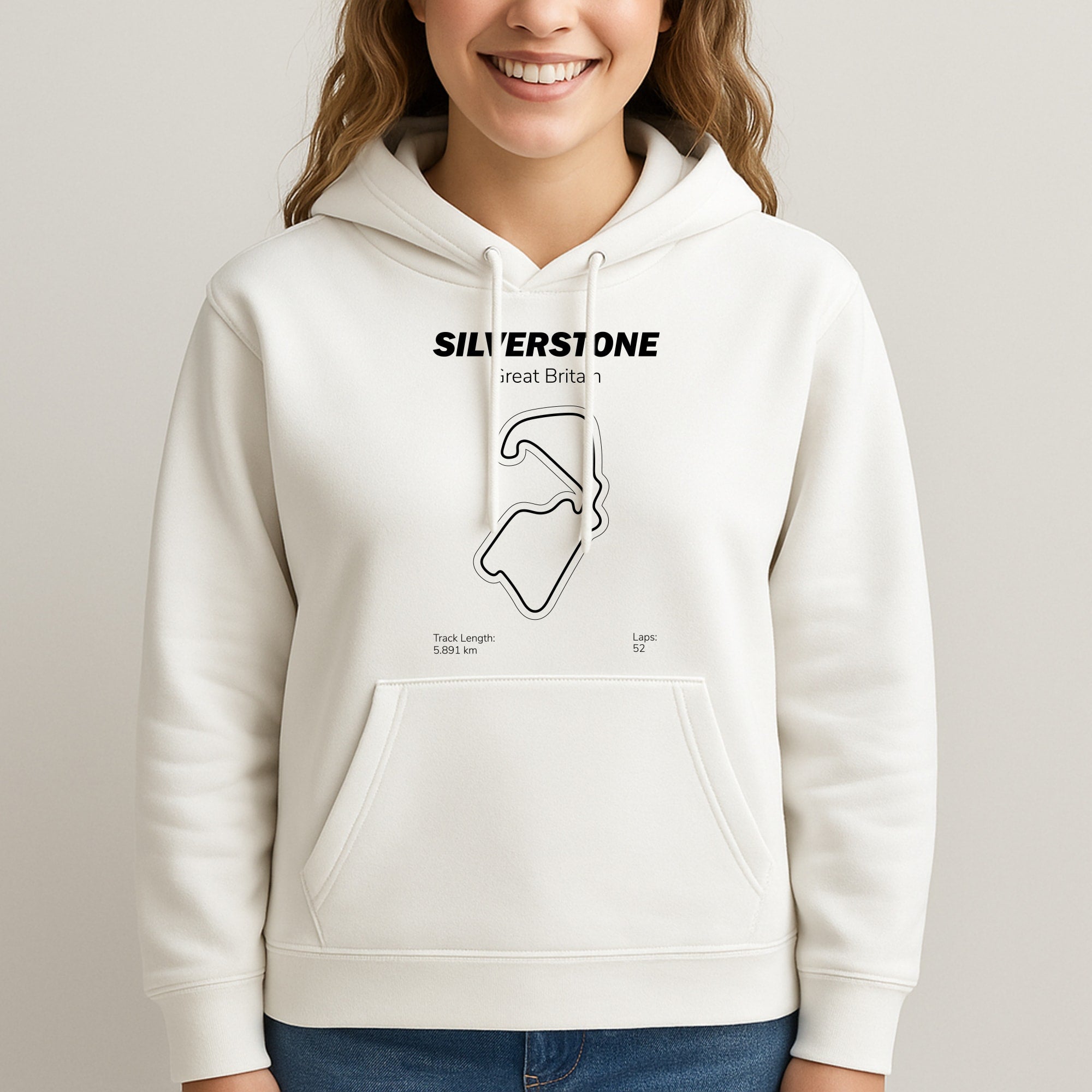 Silverstone Circuit Unisex Hooded Sweatshirt