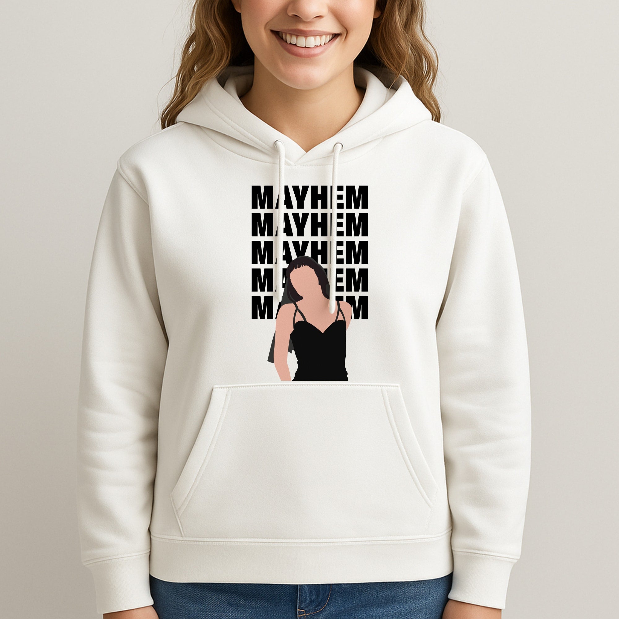 Neon Green Mayhem Unisex Hooded Sweatshirt