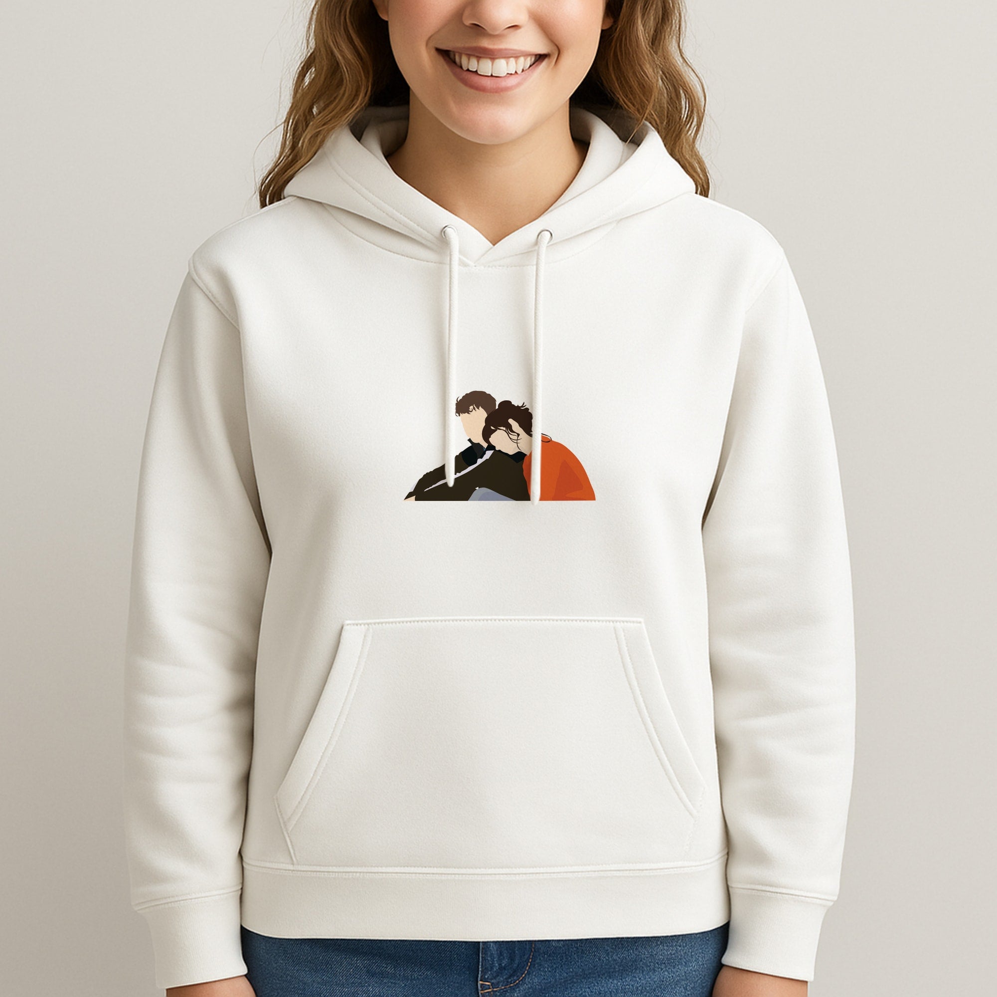 Marianne Resting On Connell Unisex Hooded Sweatshirt