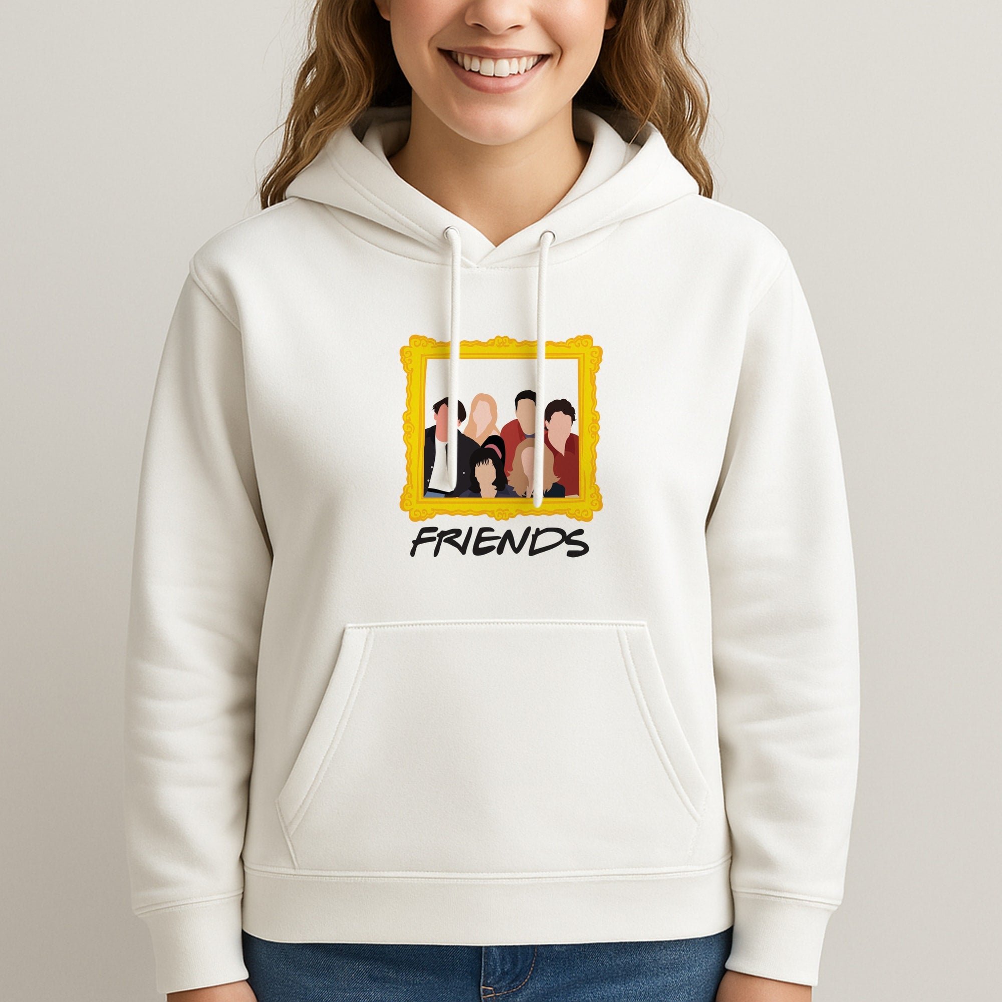 Cast Photo Frame Unisex Hooded Sweatshirt