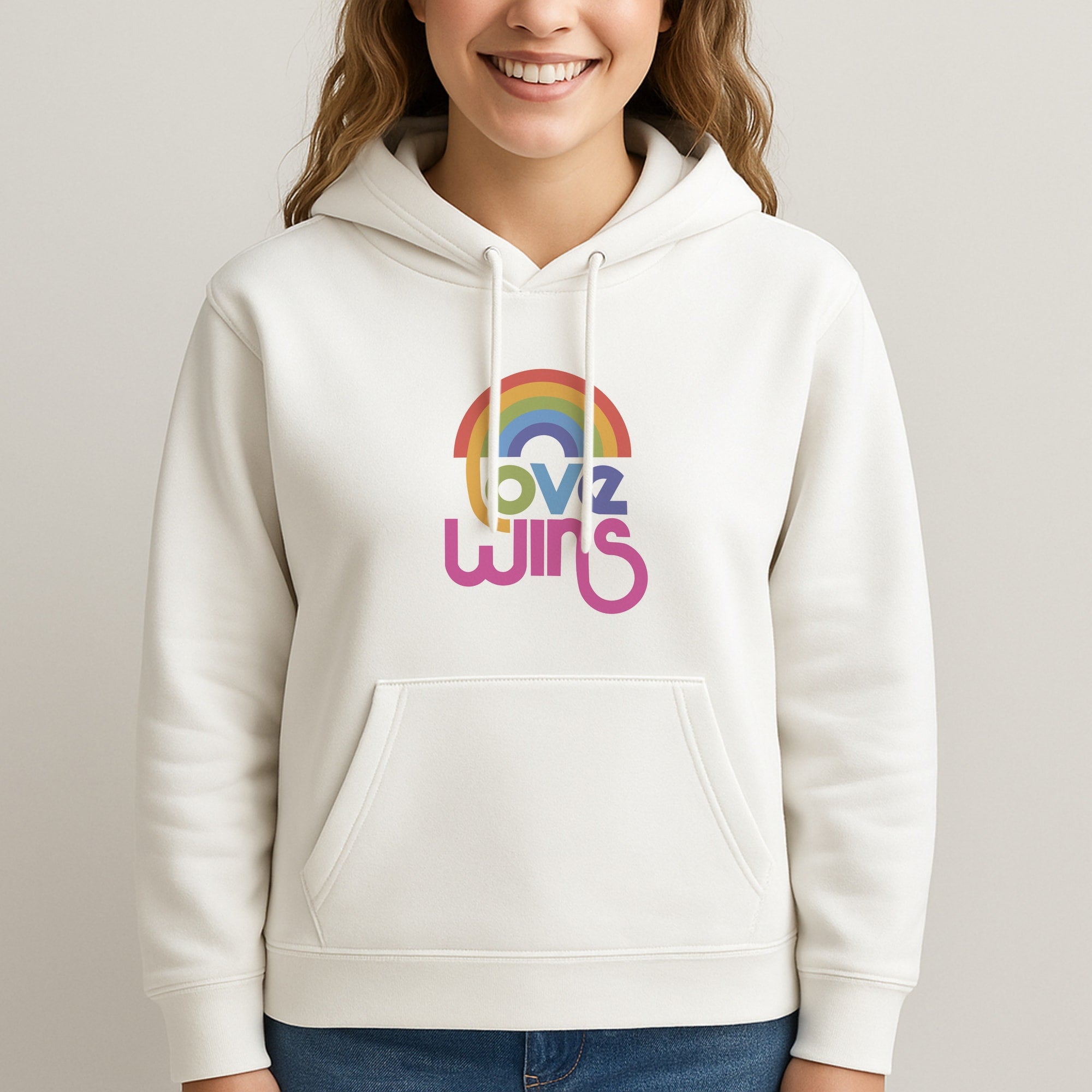 Love Wins - Pride Unisex Hooded Sweatshirt