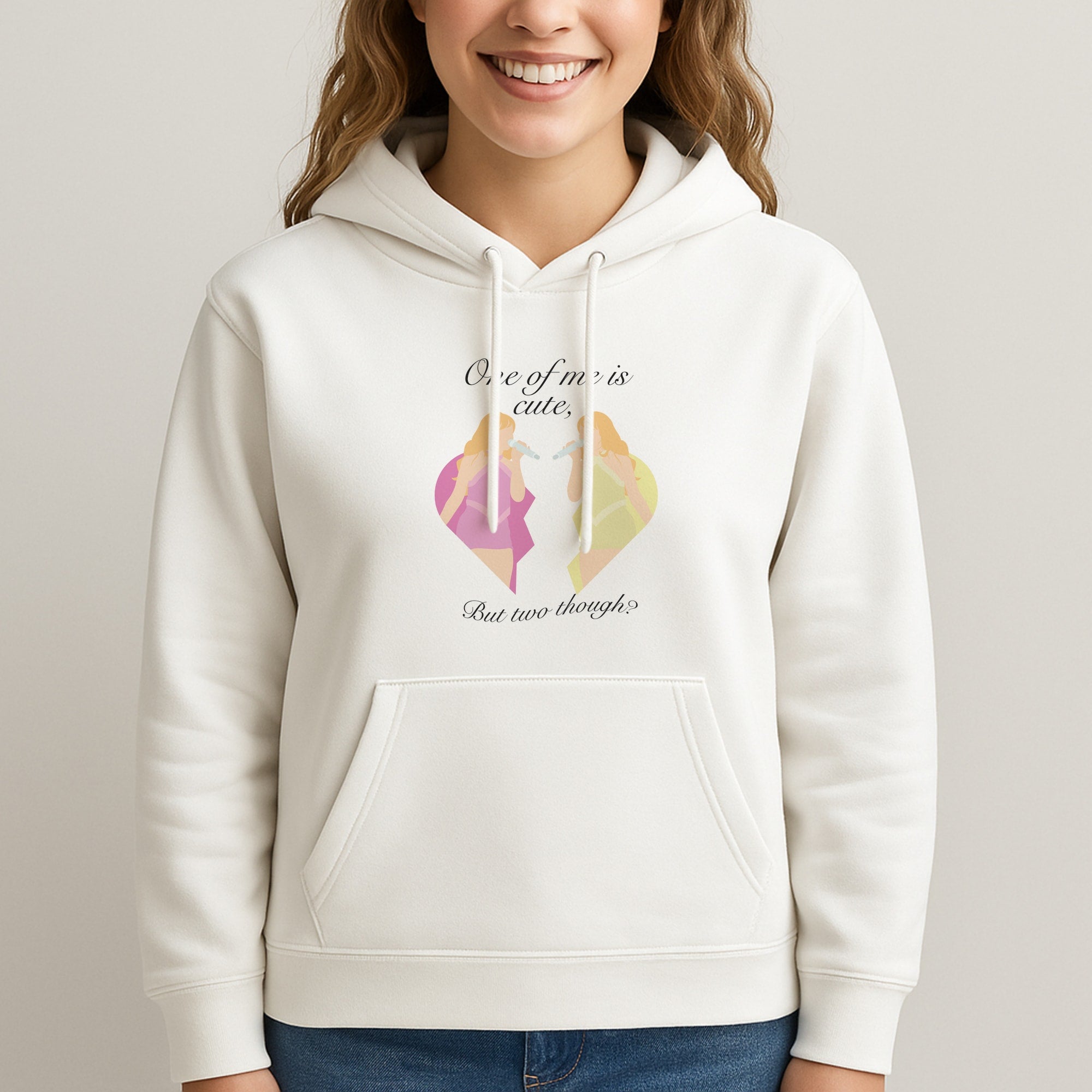 One Of Me Is Cute Unisex Hooded Sweatshirt