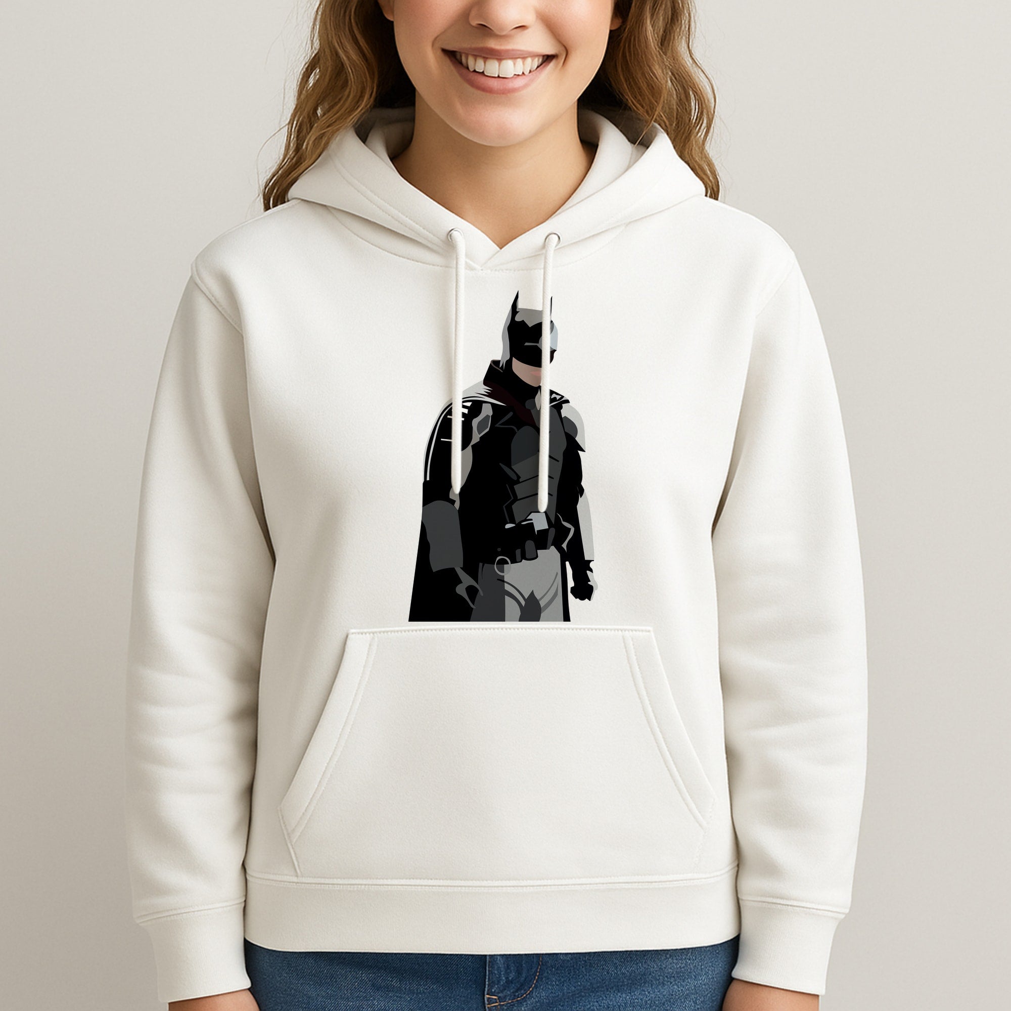 Black Bat Superhero Unisex Hooded Sweatshirt