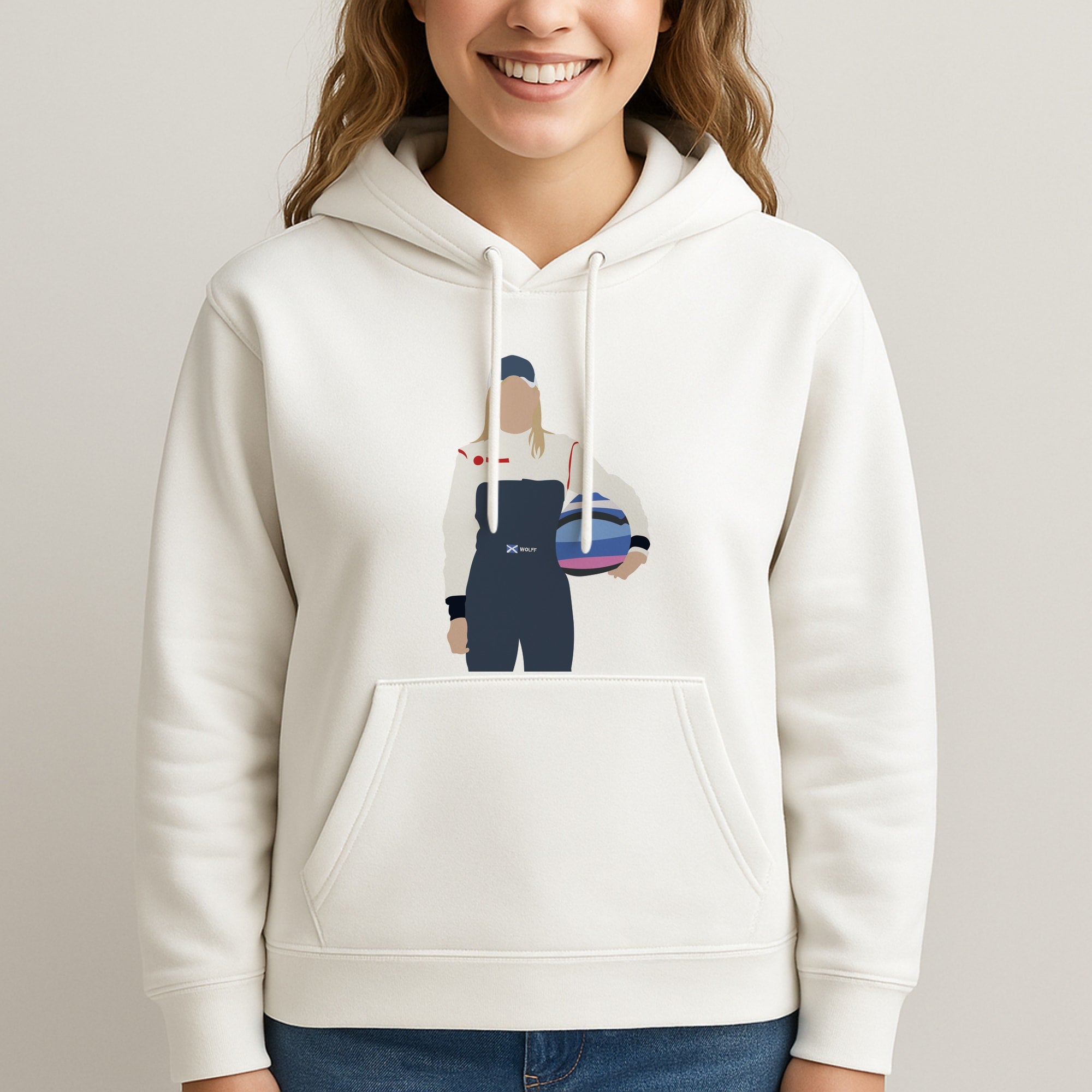Wolf - F1 Unisex Hooded Sweatshirt