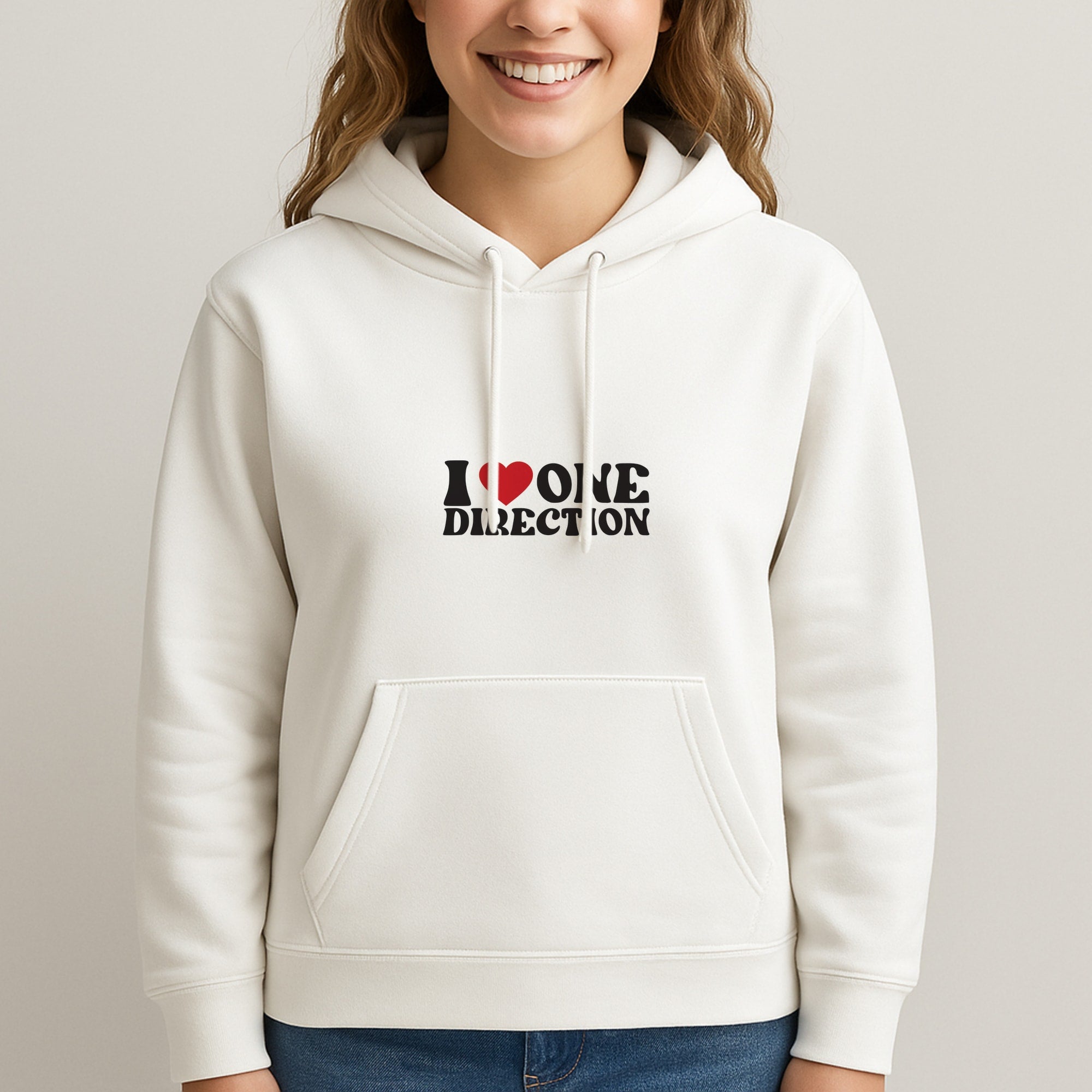 I Love Direction Unisex Hooded Sweatshirt