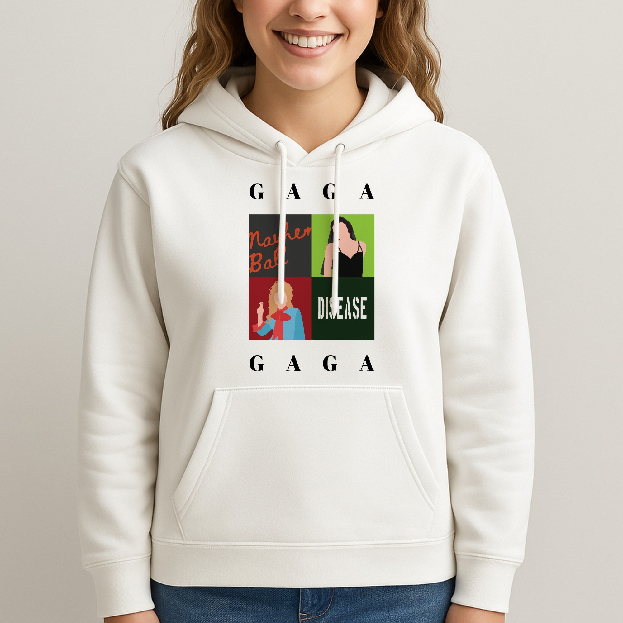 Gaga Collage Unisex Hooded Sweatshirt
