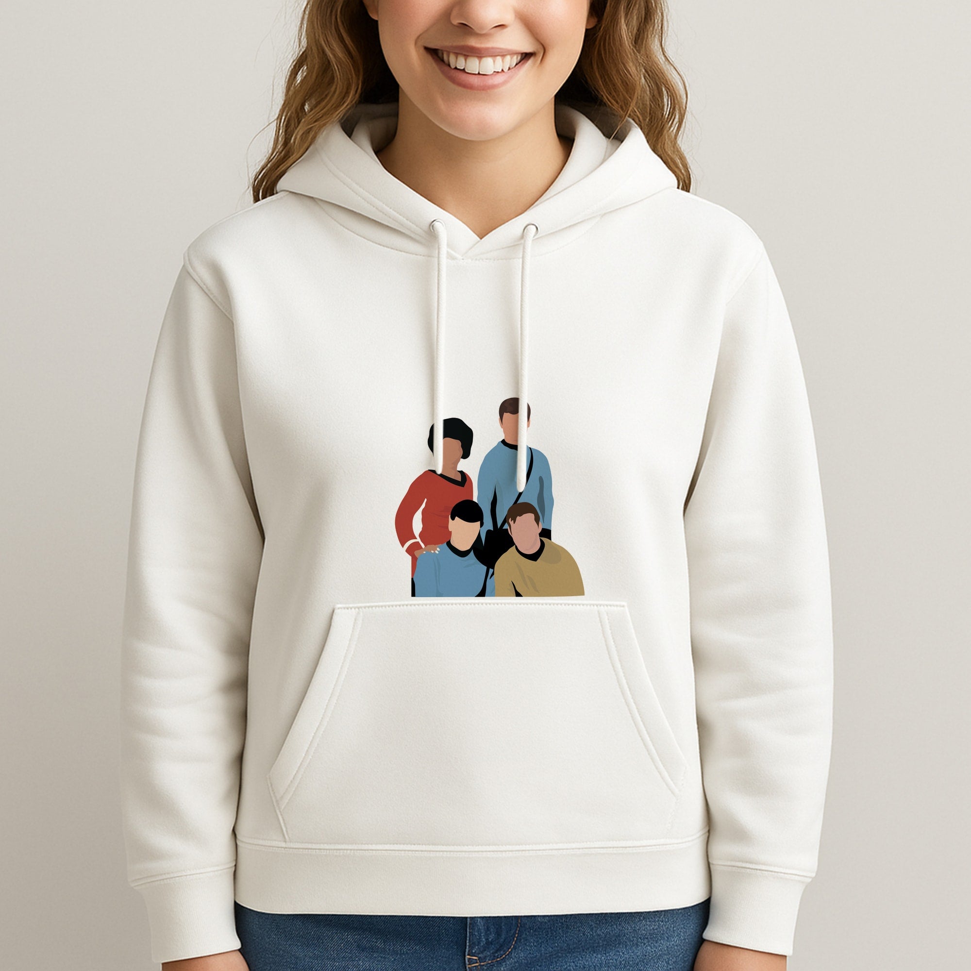 Characters Unisex Hooded Sweatshirt