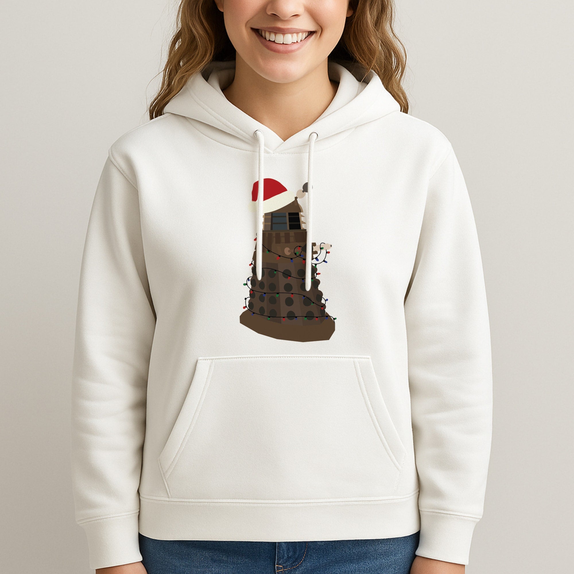 Christmas Dalek - Doctor Who Unisex Hooded Sweatshirt