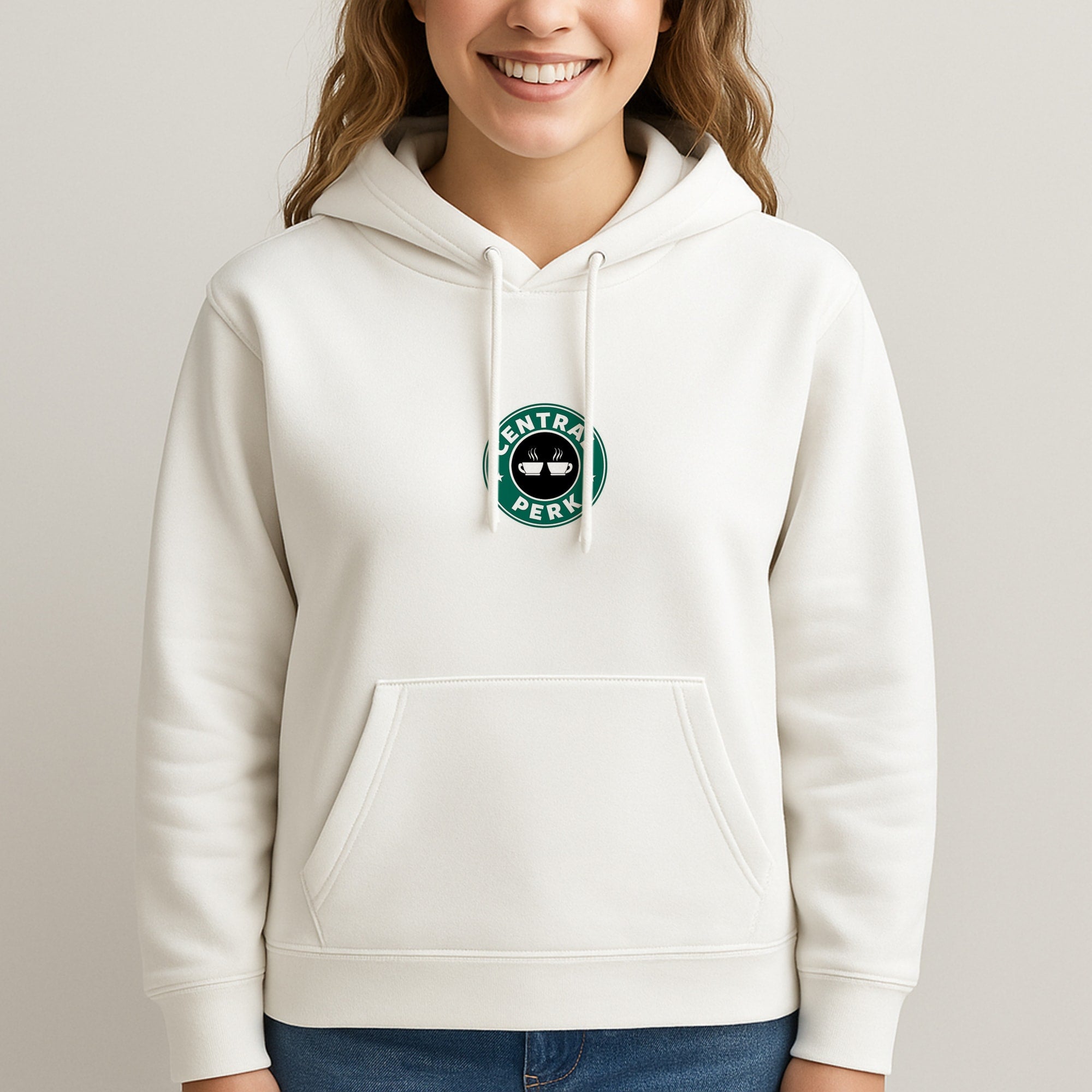 Central Perk - Coffee Logo Unisex Hooded Sweatshirt