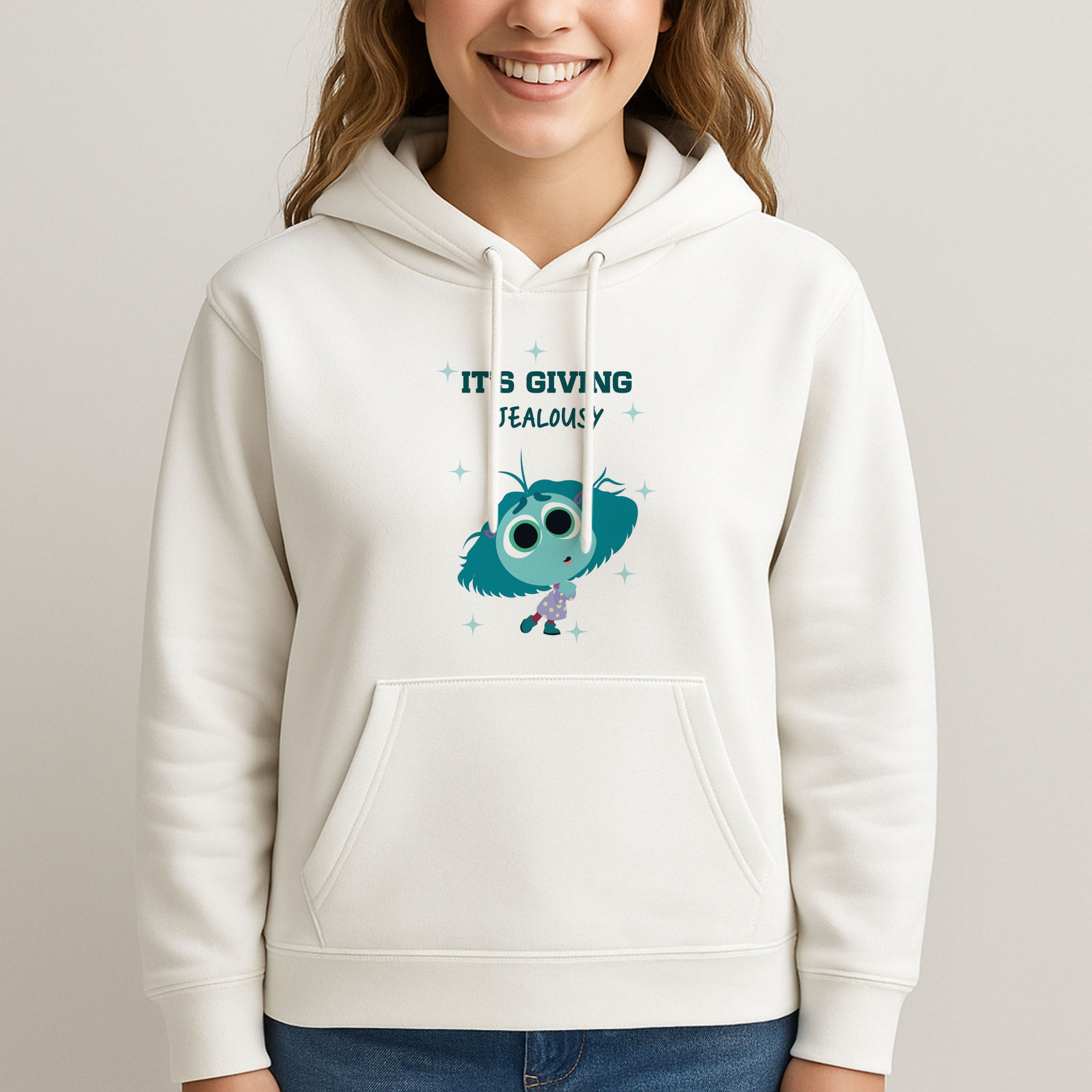 It's Giving Jelousy - Inside Out Unisex Hooded Sweatshirt