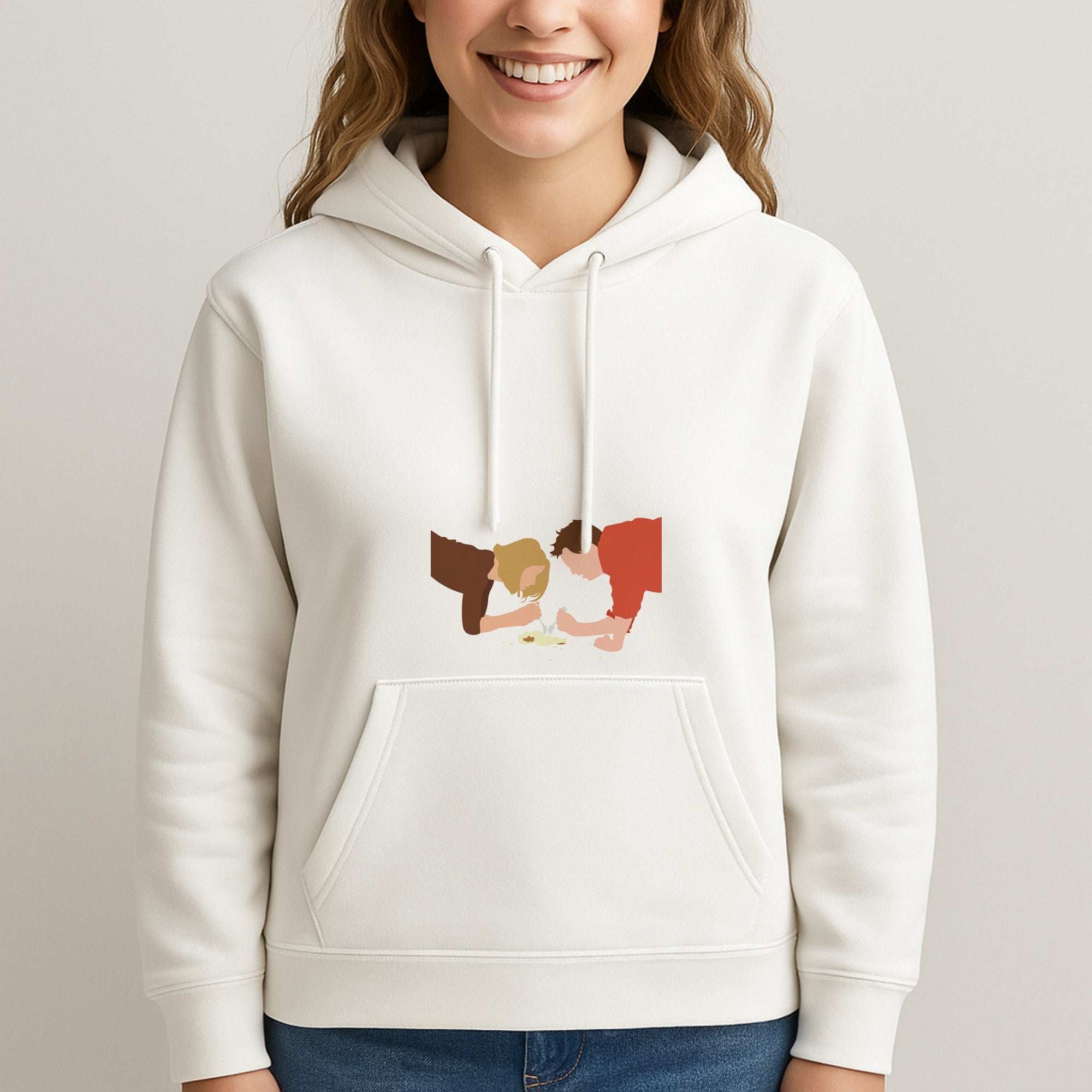 Eating Some Food Unisex Hooded Sweatshirt