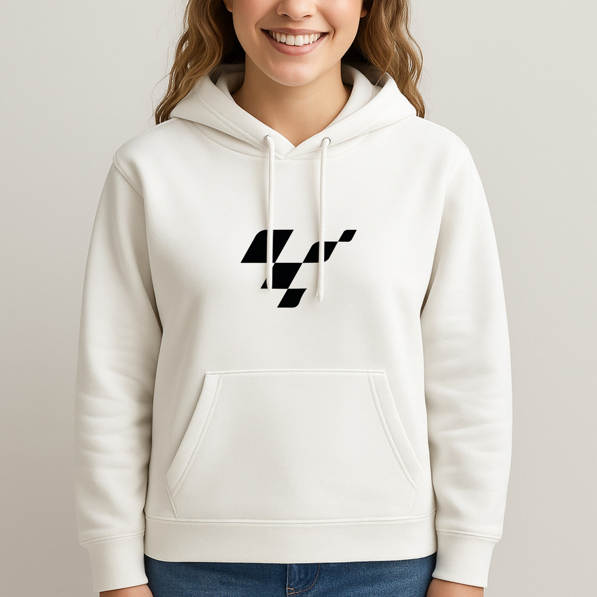 logo - Motorbike Unisex Hooded Sweatshirt