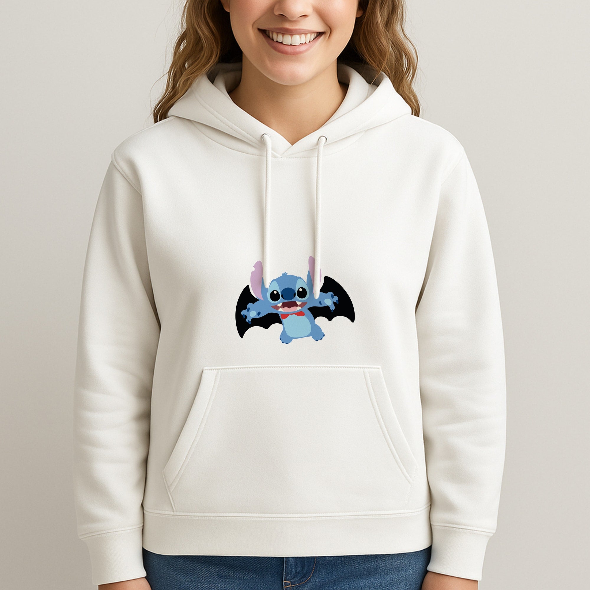 Vampire Alien Blue Halloween Unisex Hooded Sweatshirt