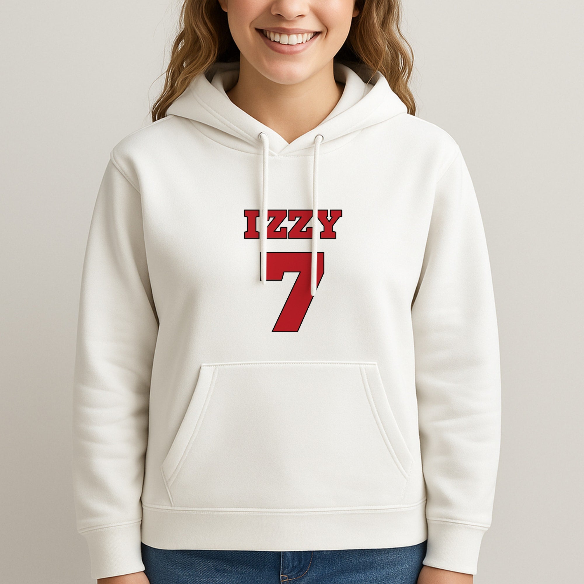 Black And White Stripes - Personalised Football   Unisex Hooded Sweatshirt