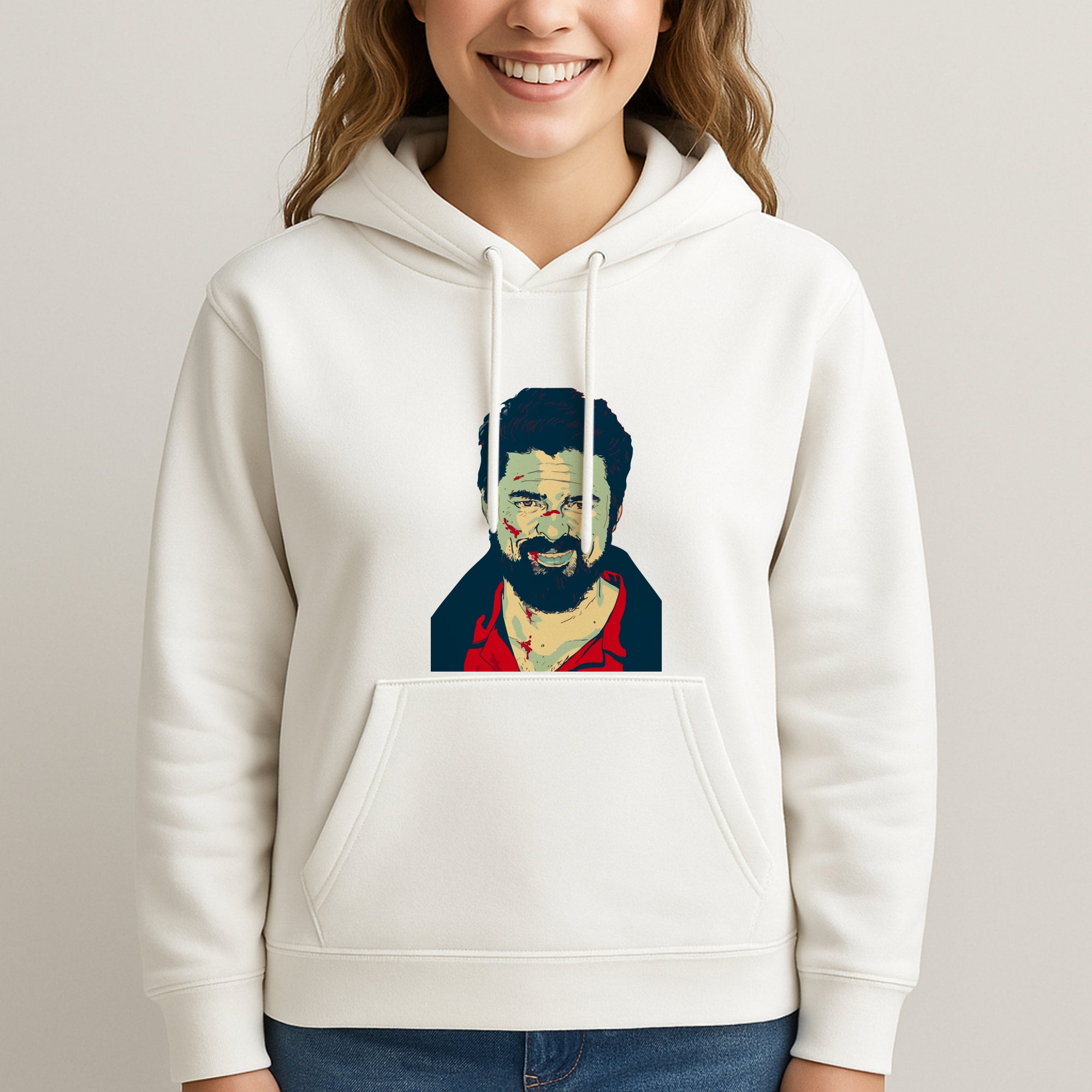 Billy Butcher Face Unisex Hooded Sweatshirt