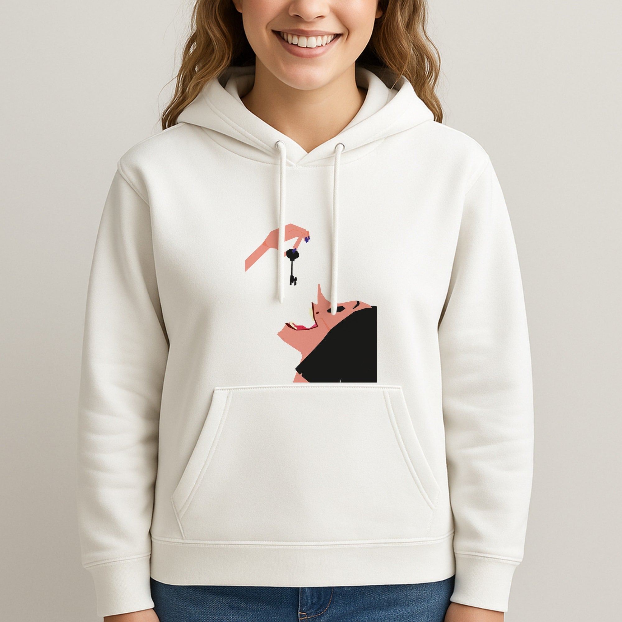 Key - Caroline Unisex Hooded Sweatshirt
