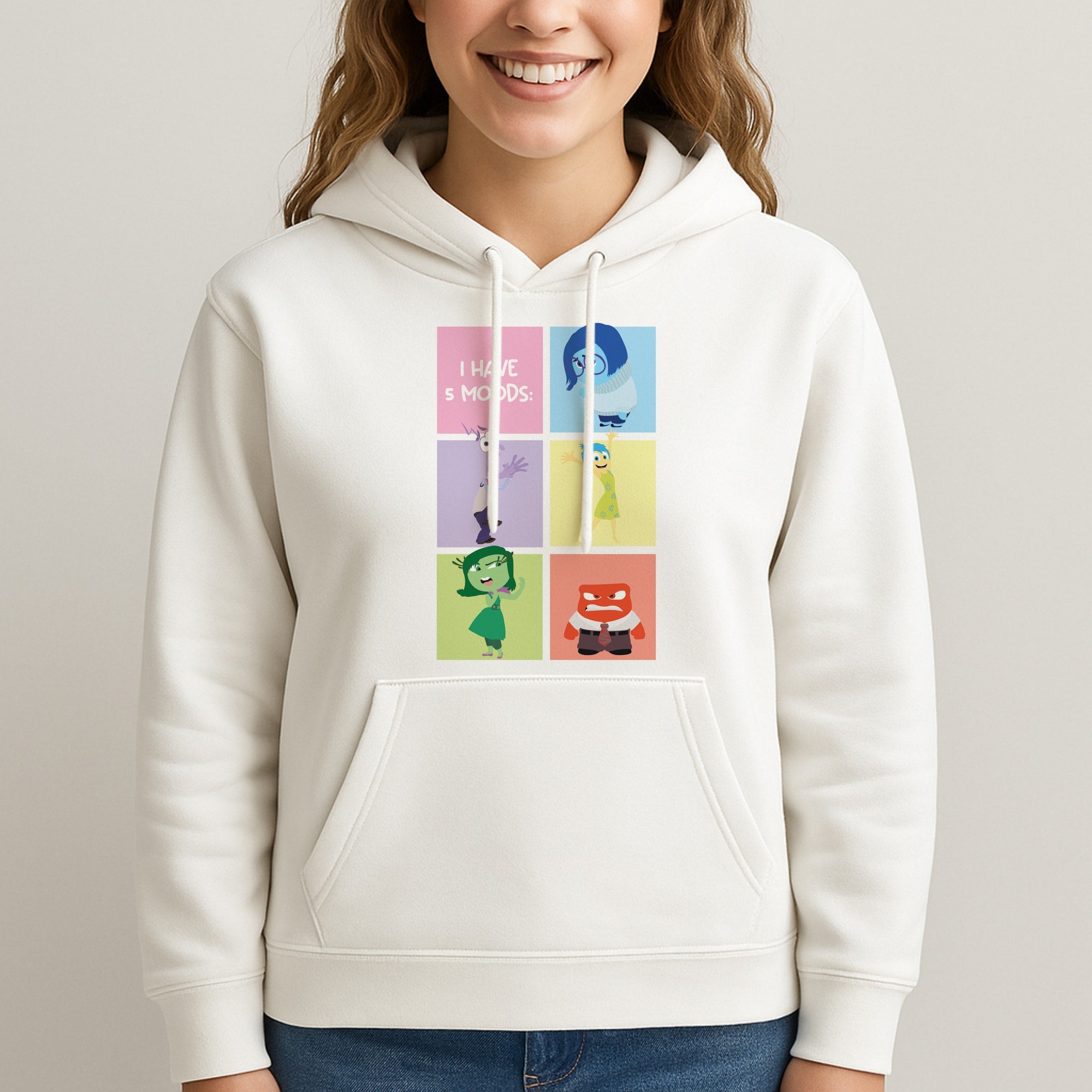 I Have Moods - Inside Out Unisex Hooded Sweatshirt