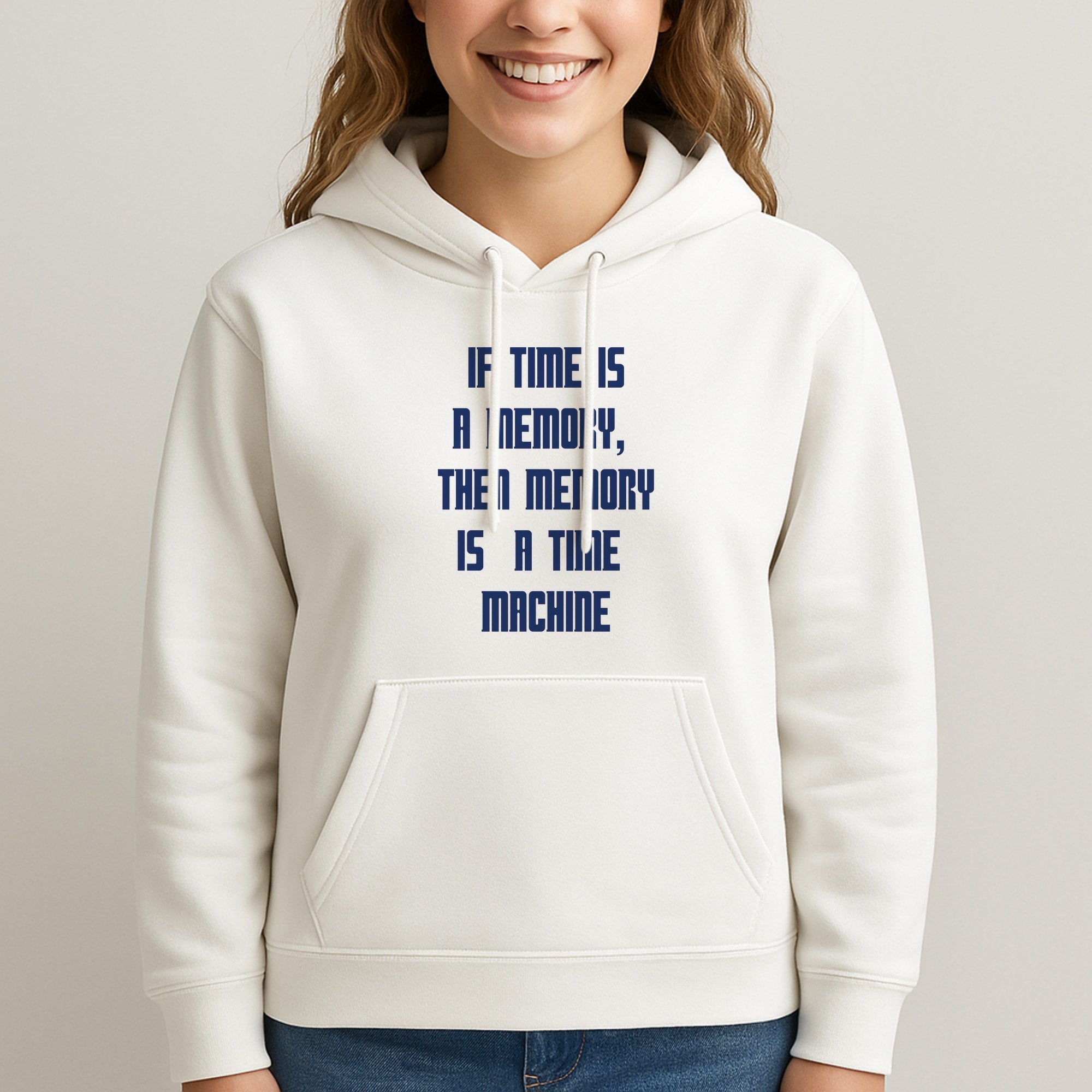 If Time Is A Memory - Doctor Who Unisex Hooded Sweatshirt
