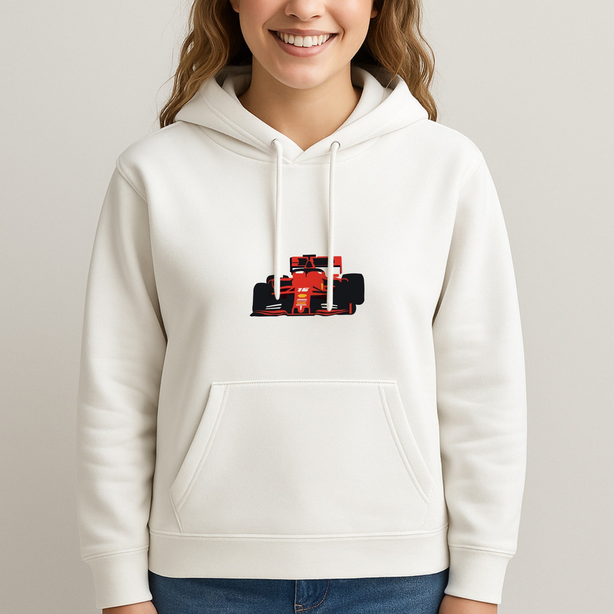 F1 Car Unisex Hooded Sweatshirt