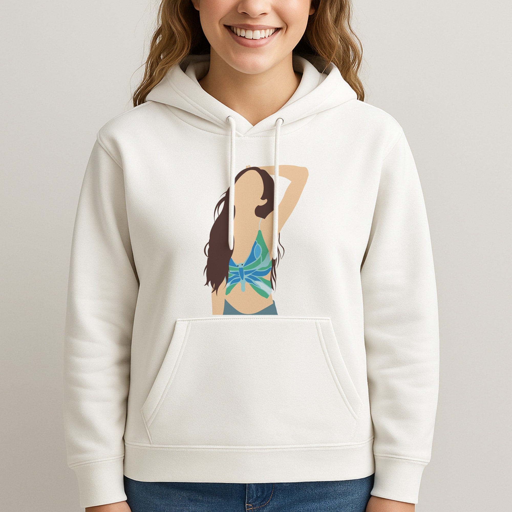 Butterfly Top - Olivia Unisex Hooded Sweatshirt