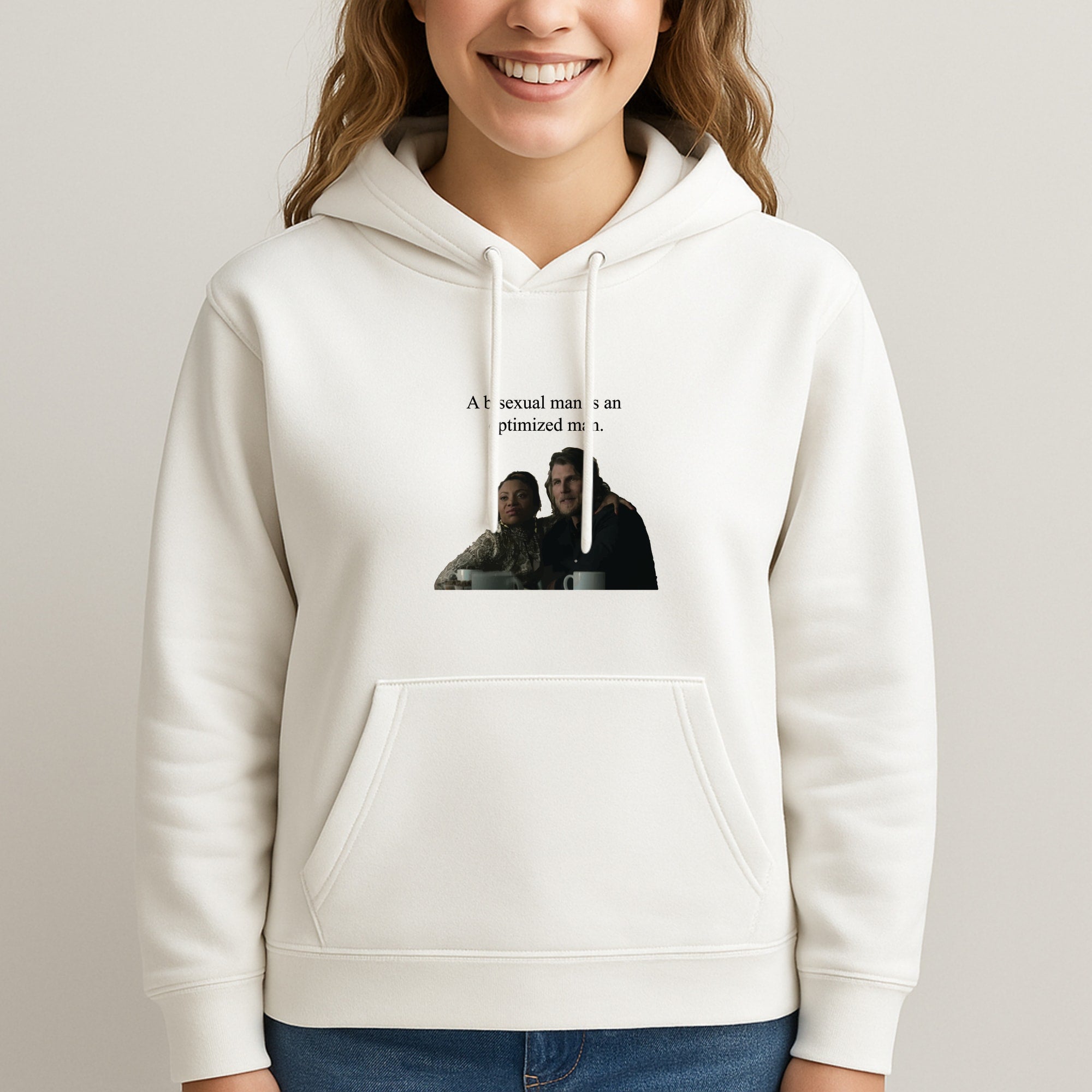 A Bisexual Man Unisex Hooded Sweatshirt