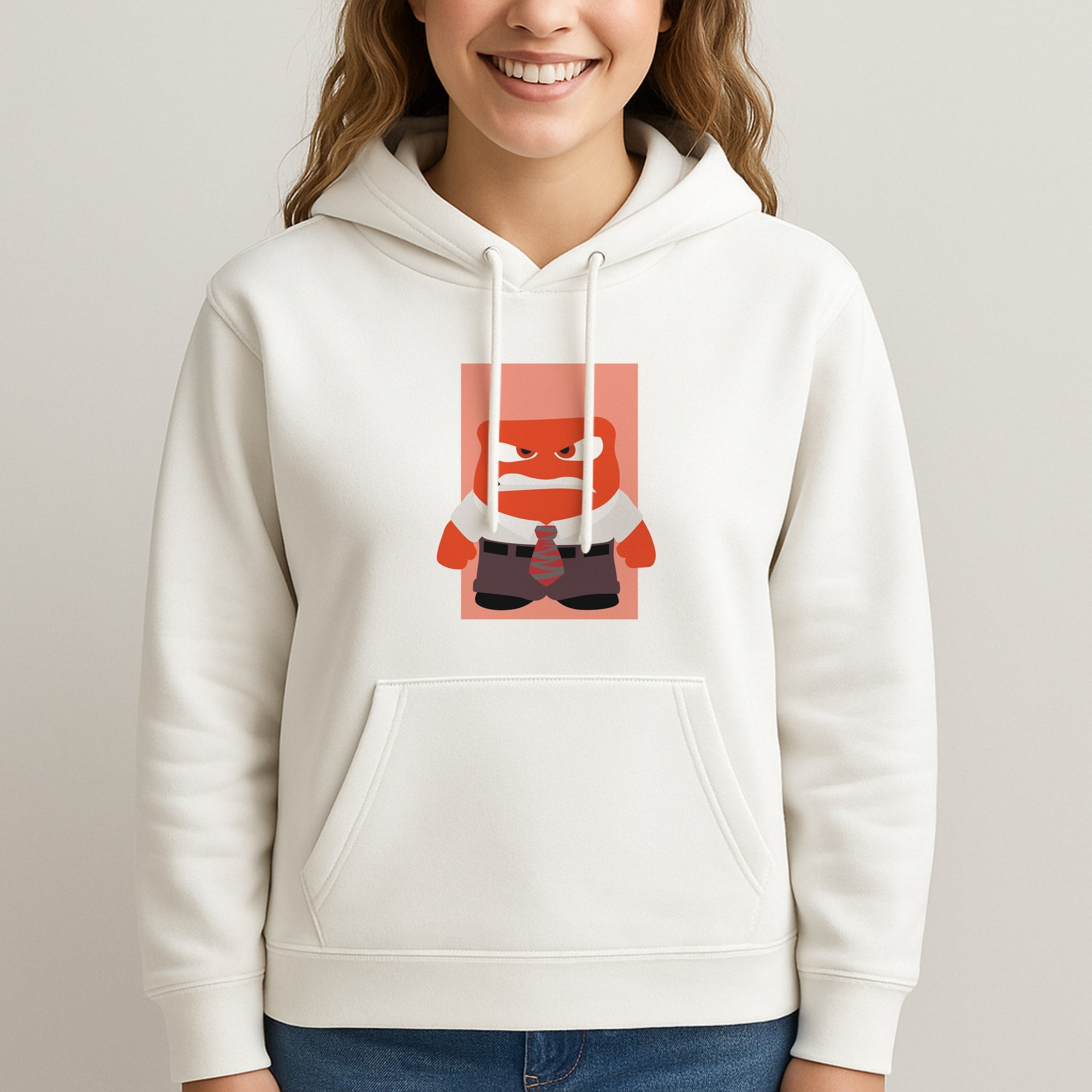 Anger - Inside Out Unisex Hooded Sweatshirt