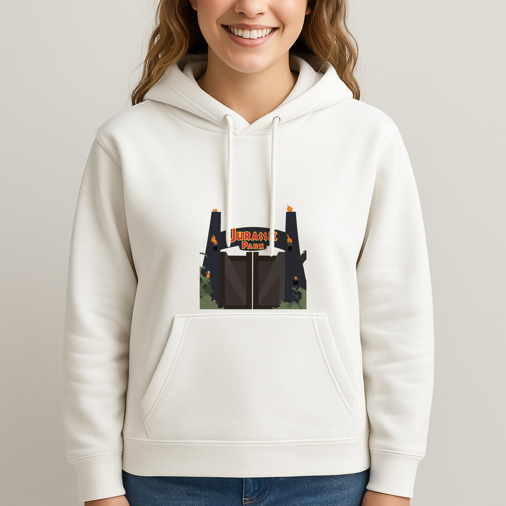 The gate - Dinosaur Park Unisex Hooded Sweatshirt