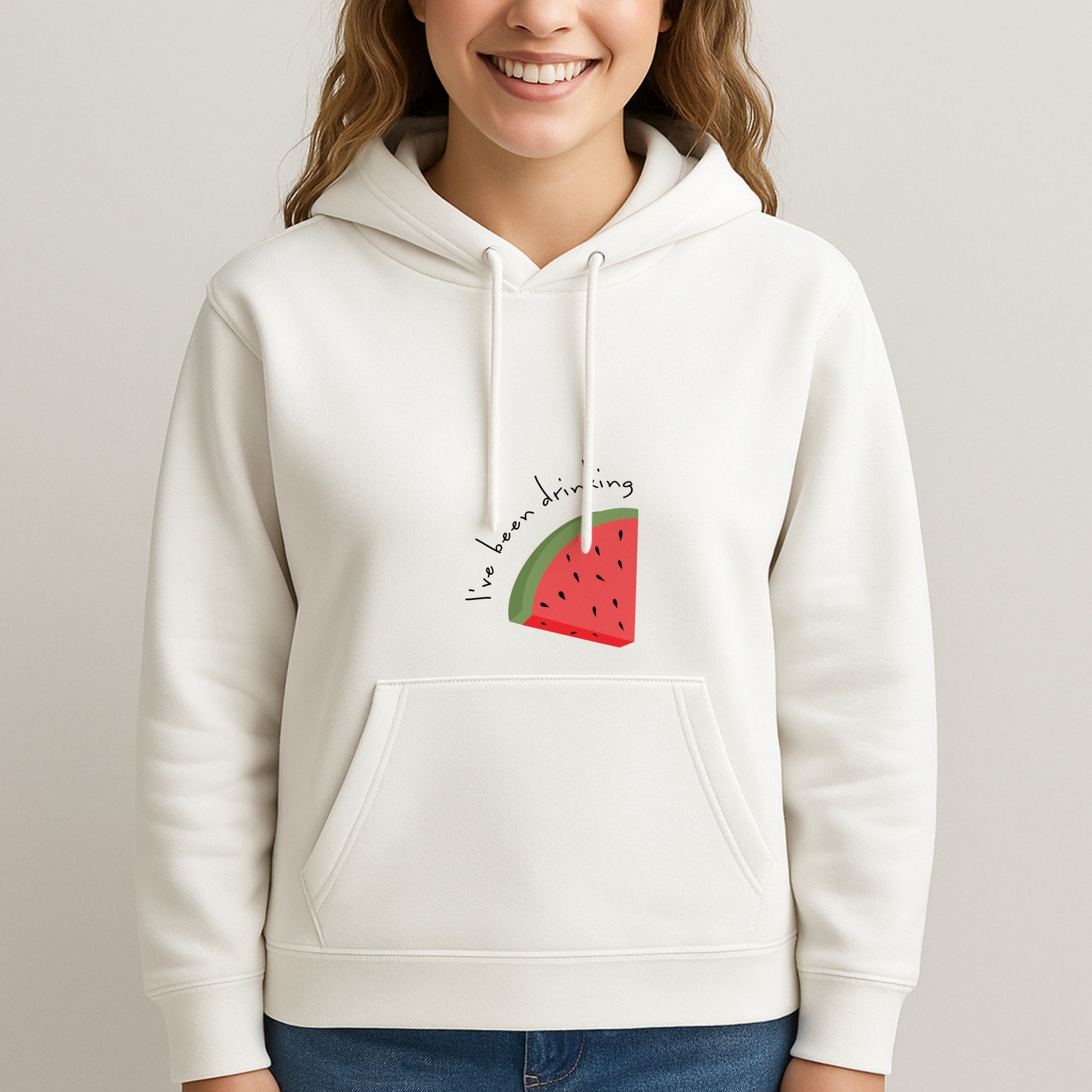 I've Been Drinkin Watermelon - Queen B Unisex Hooded Sweatshirt