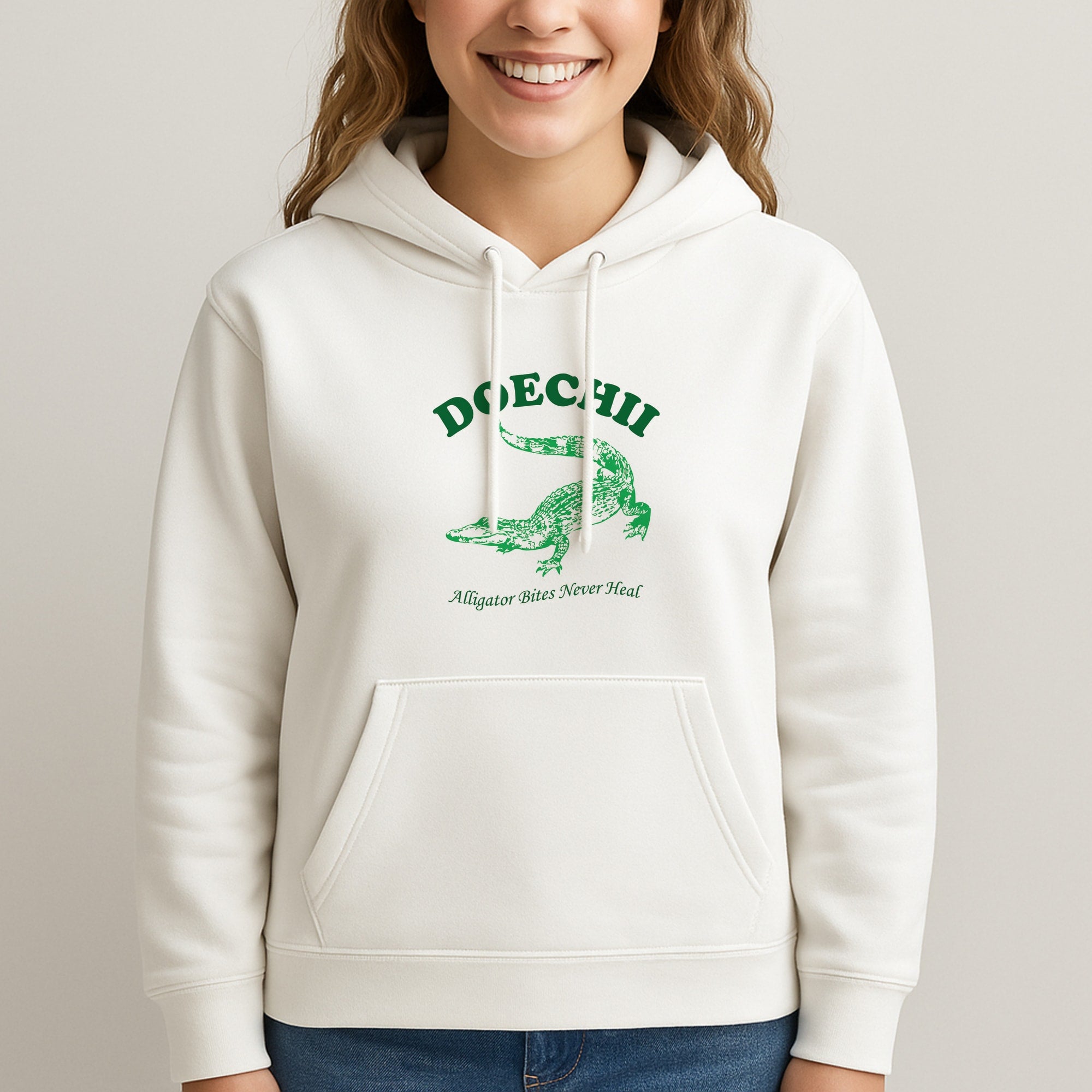 Alligator Bites Never Heal Collage Unisex Hooded Sweatshirt