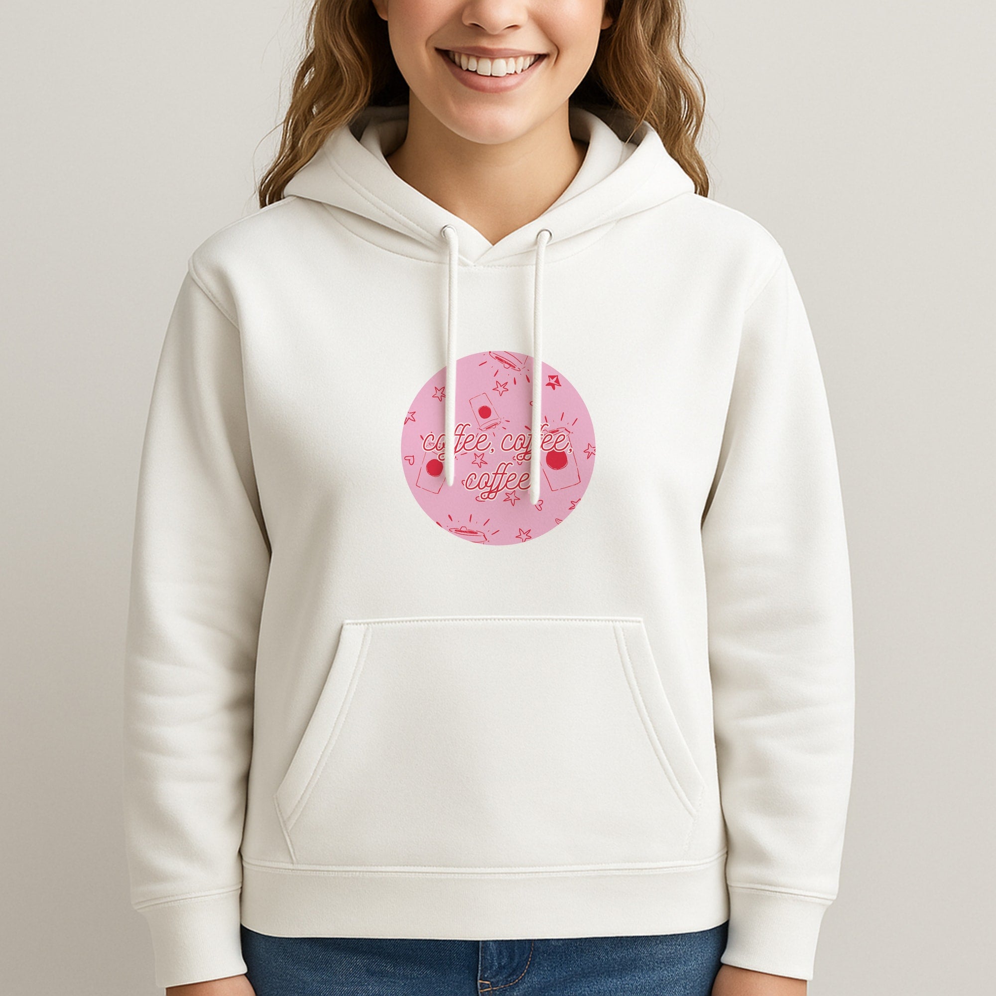 Coffee Pattern - Chamberlain Unisex Hooded Sweatshirt