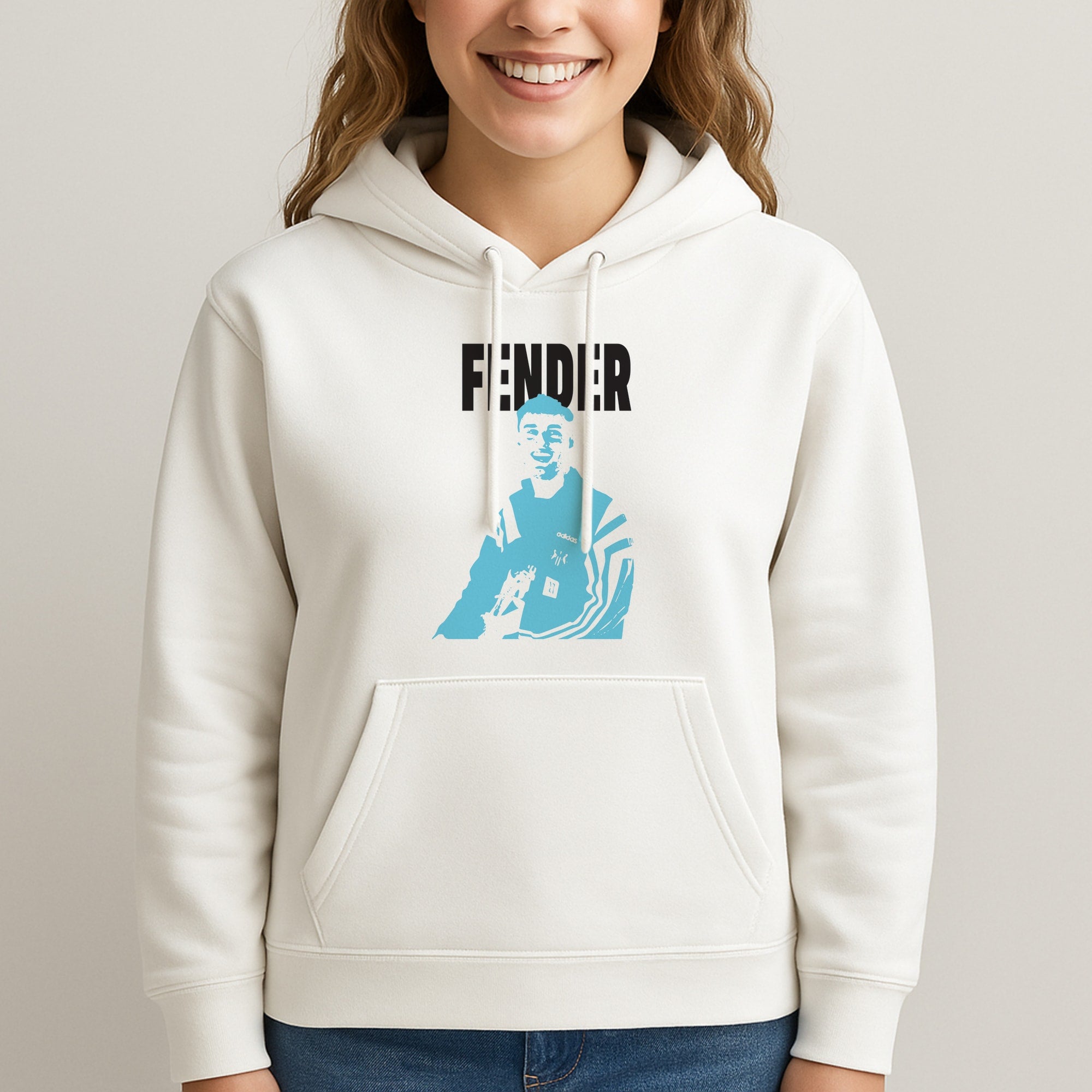 Fender Silhouette Blue Hoodie