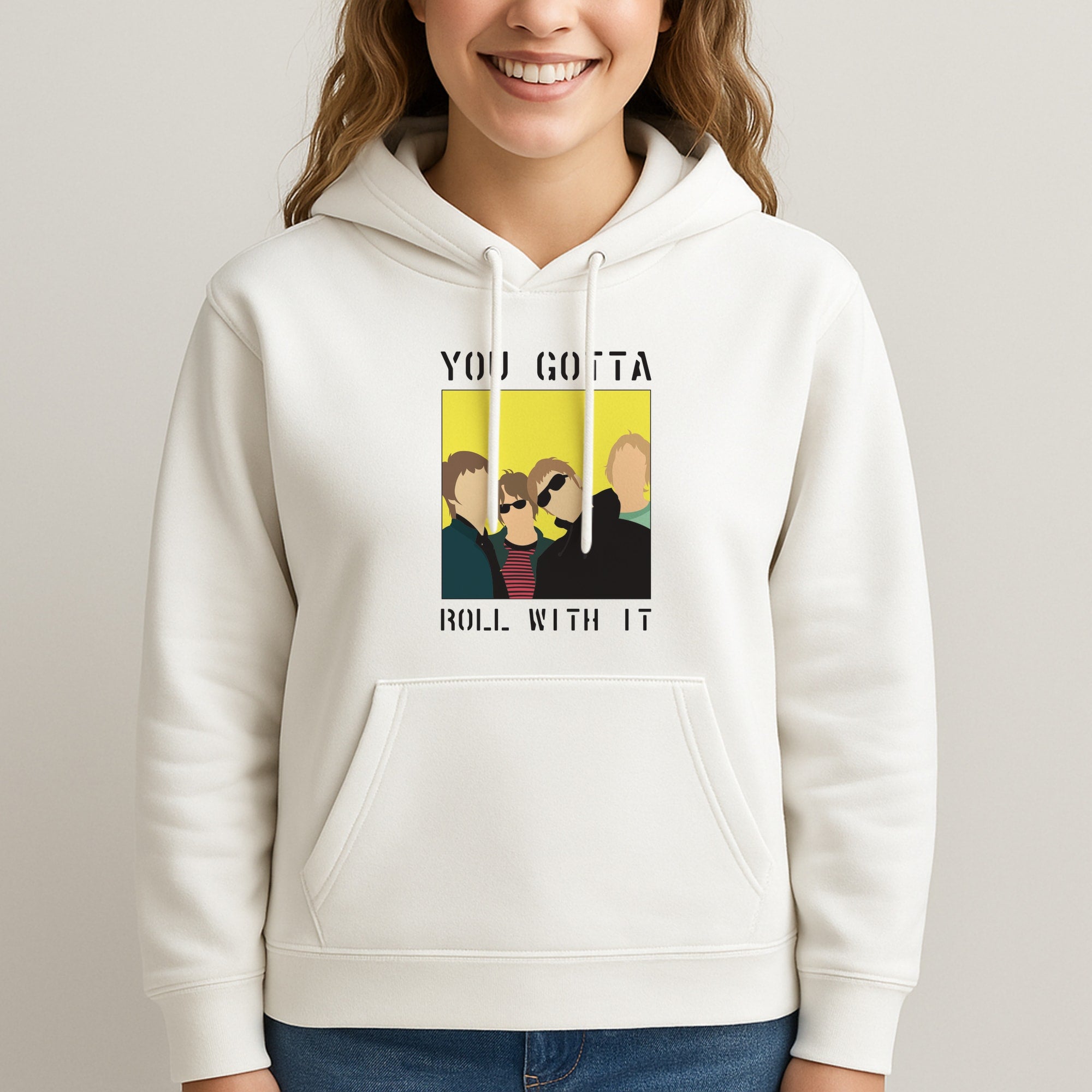 You Gotta Roll With It Unisex Hooded Sweatshirt