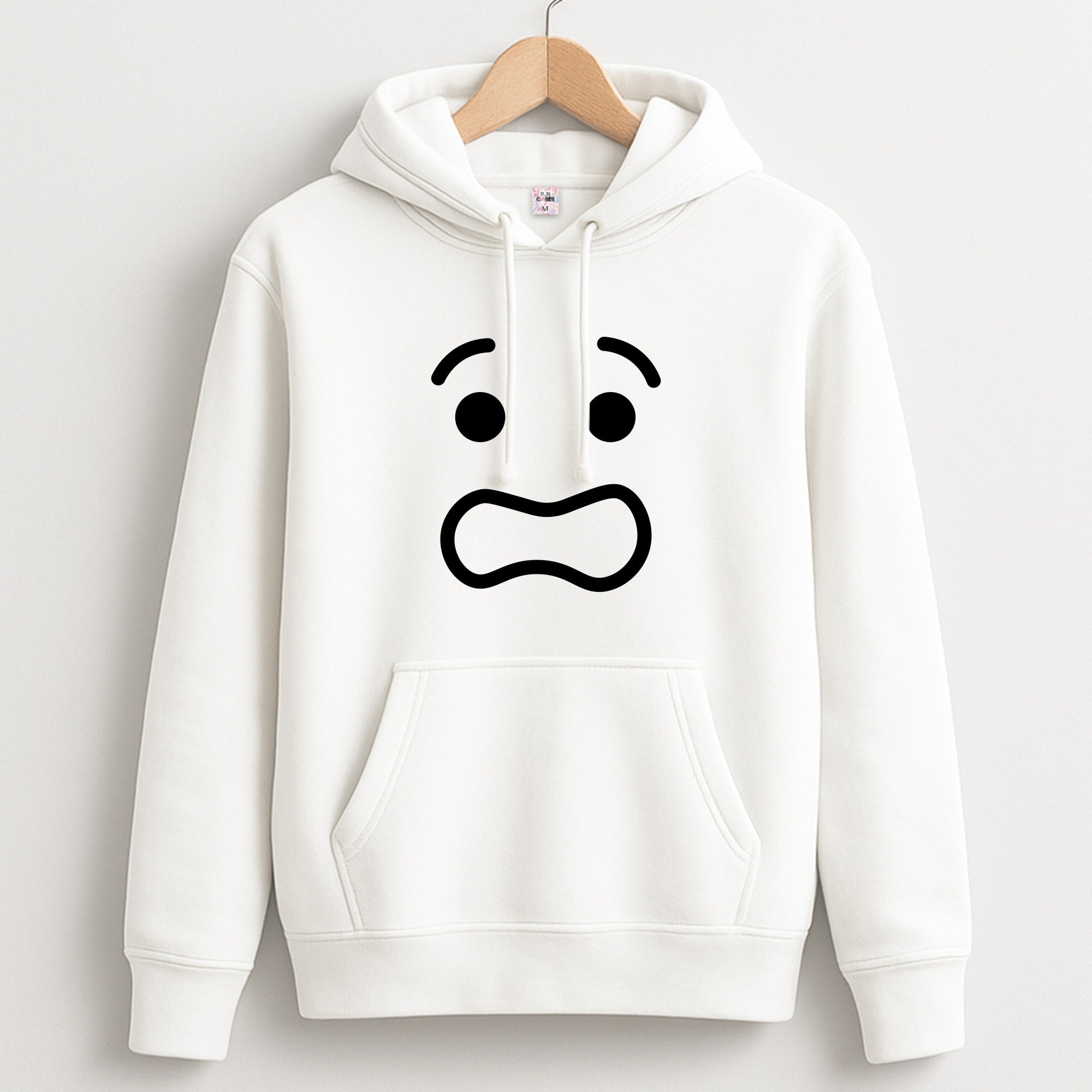 Brick Face Worried Unisex Hoodie
