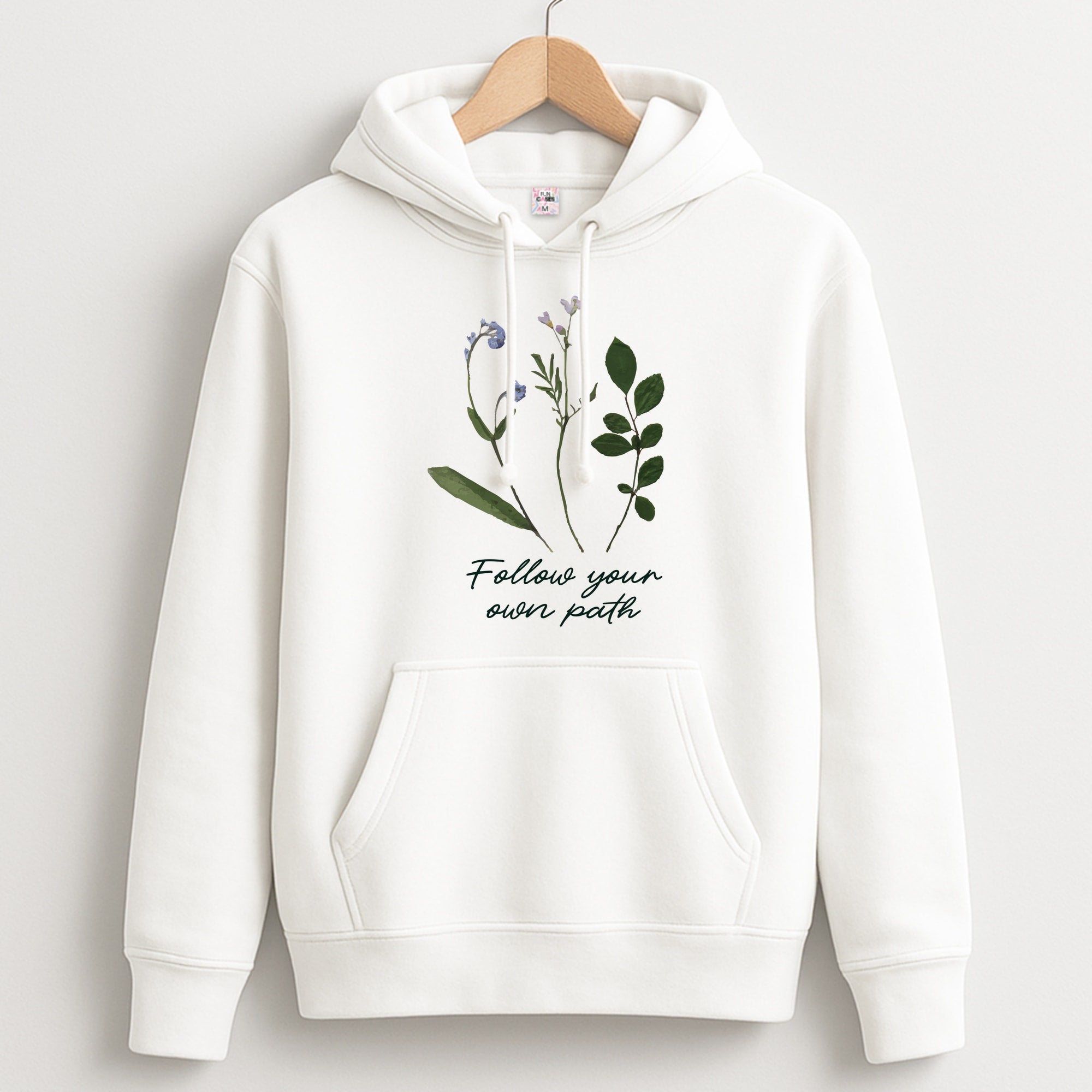 Follow Your Own Path Dark Green Unisex Hoodie