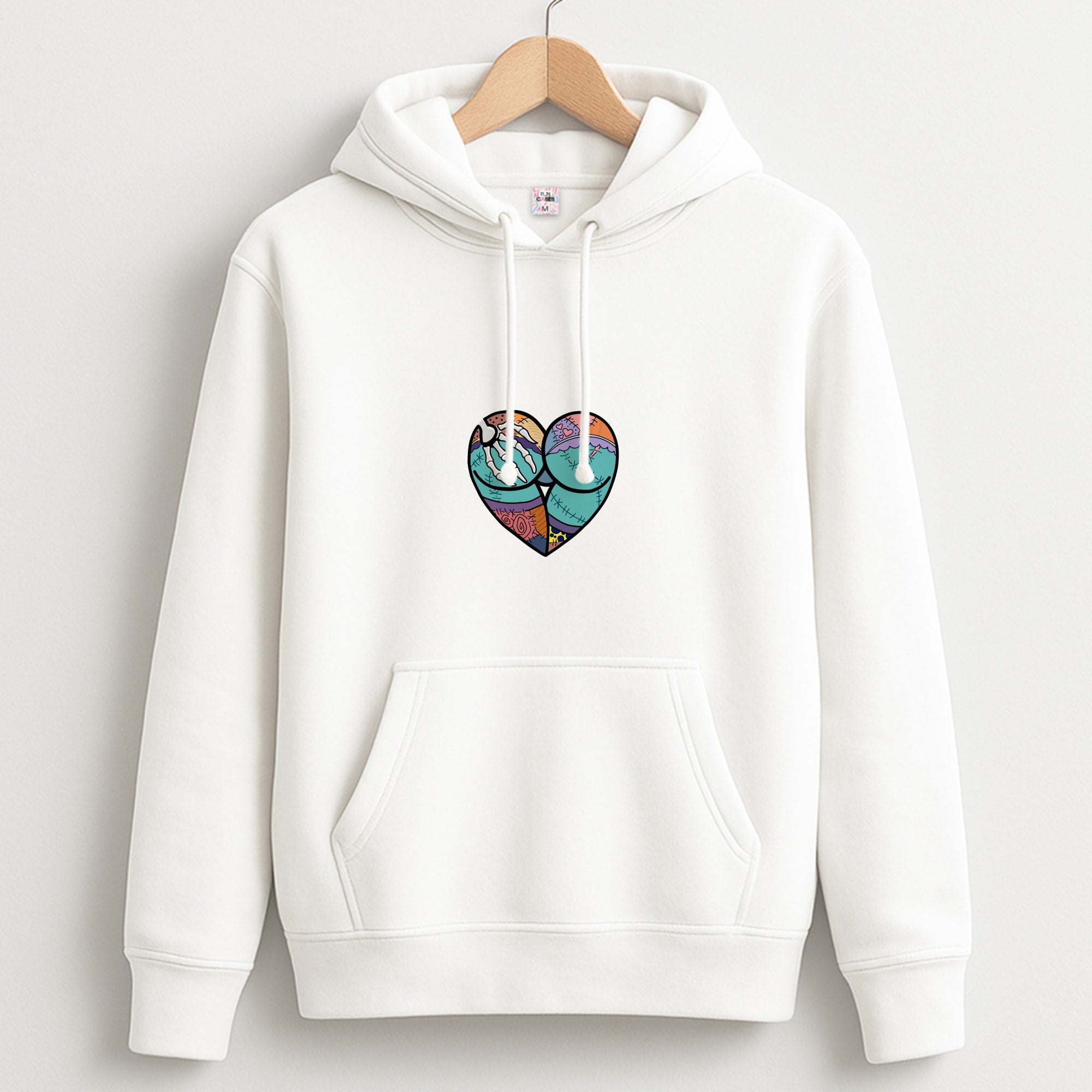Sally And Jack Heart - TNBC Unisex Hoodie