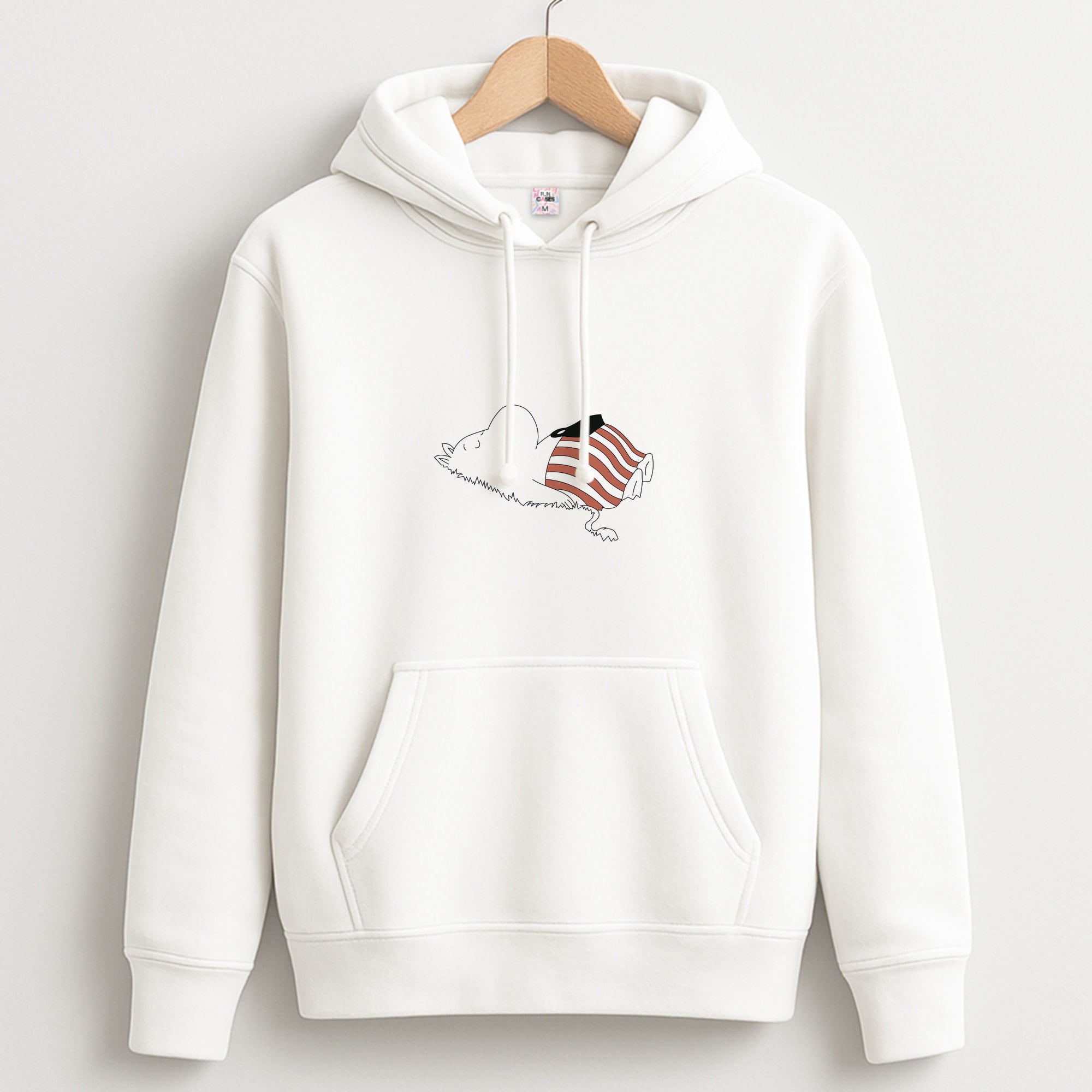 Moom On Grass Unisex Hoodie