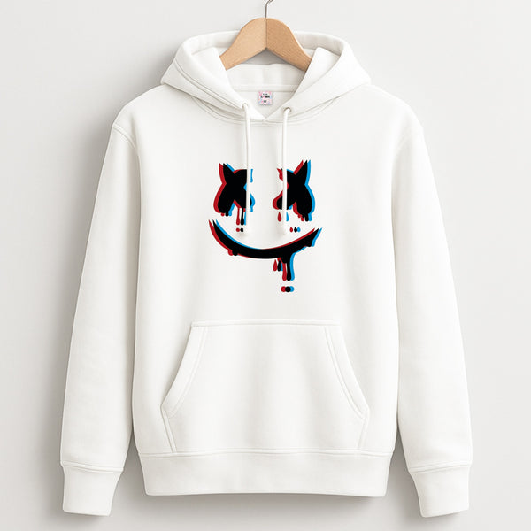 Blue Blur - White Helmet DJ Unisex Hoodie