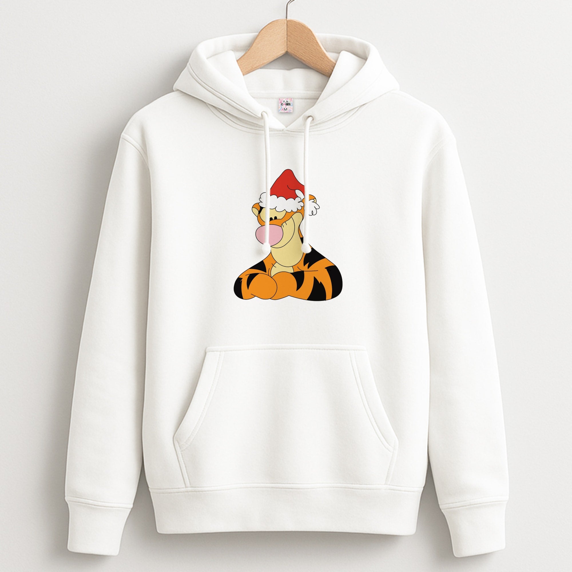 Tiger Pattern Christmas Unisex Hoodie