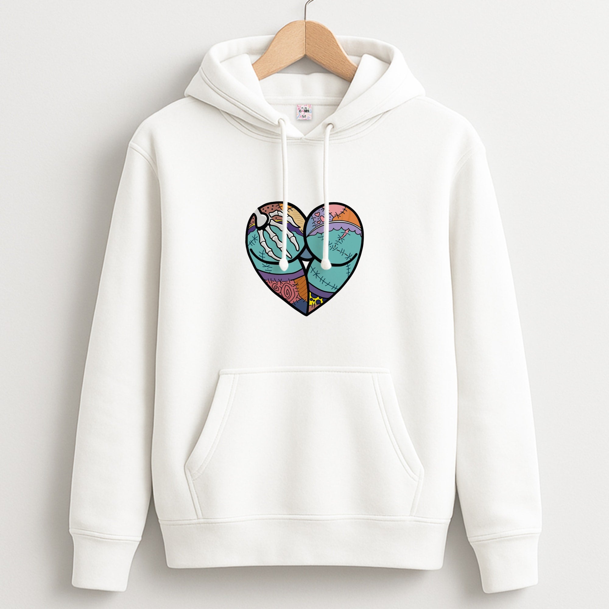 Sally And Jack Heart - TNBC Hoodie
