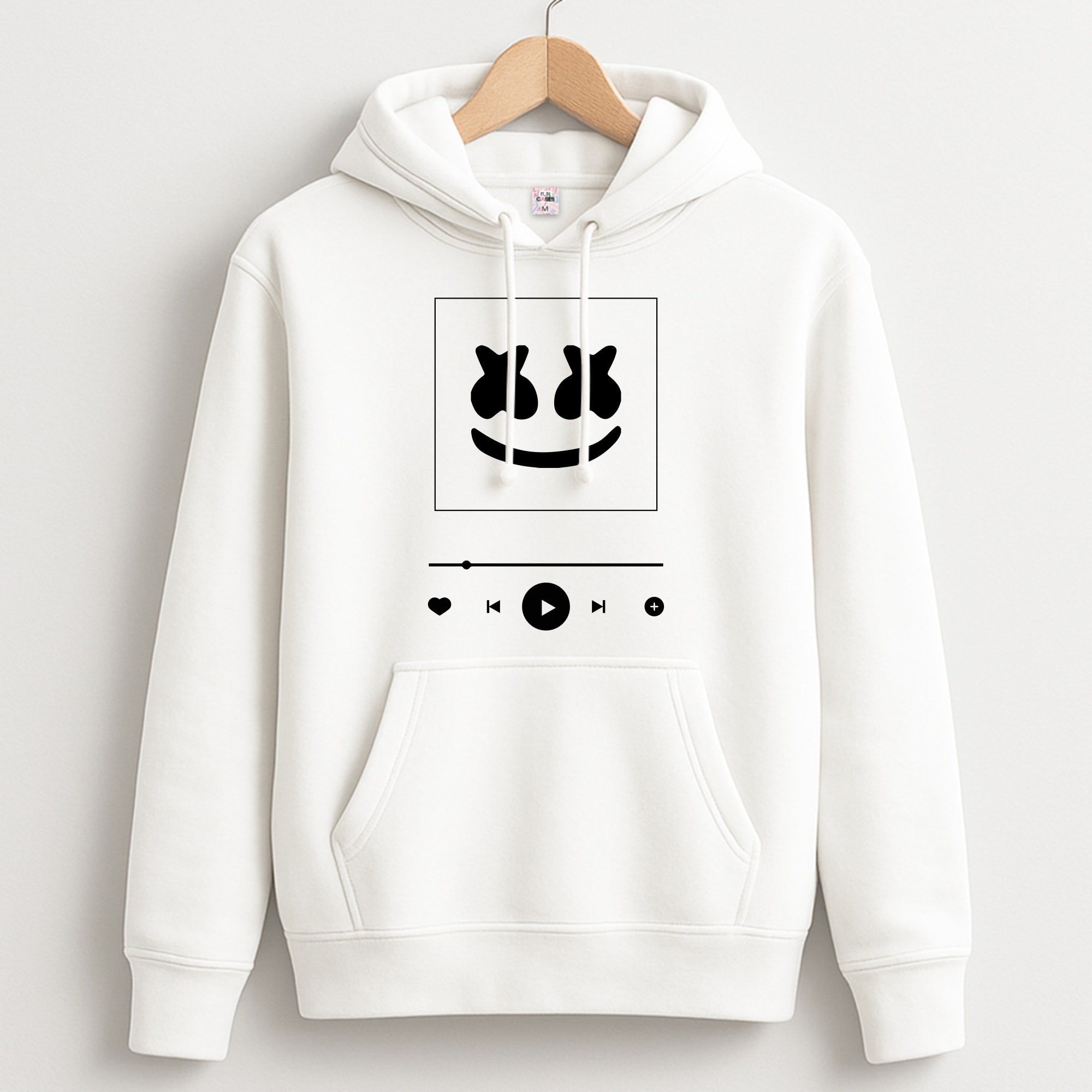 Helmet DJ Album Cover Unisex Hoodie