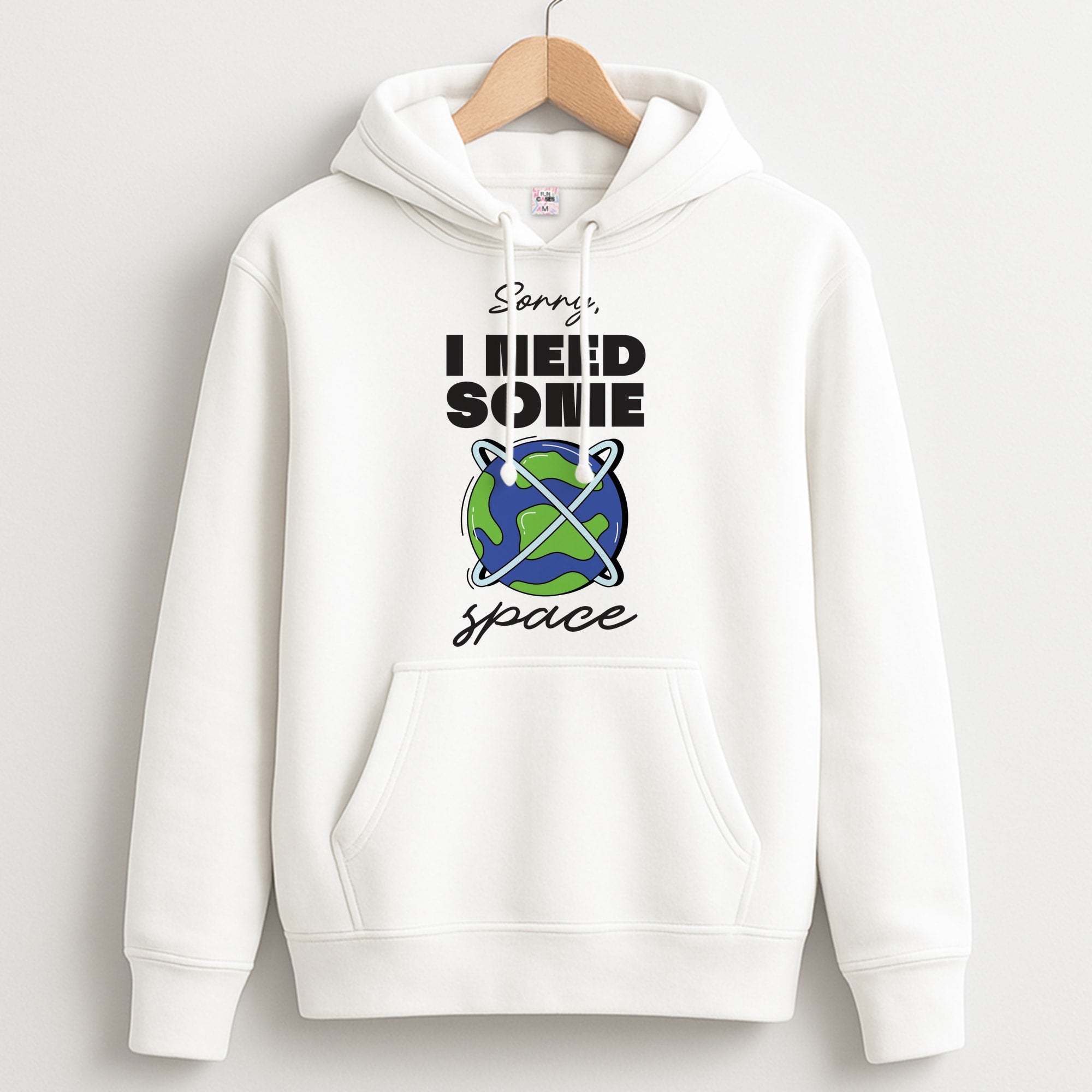 Cartoon I Need Some Space Unisex Hoodie