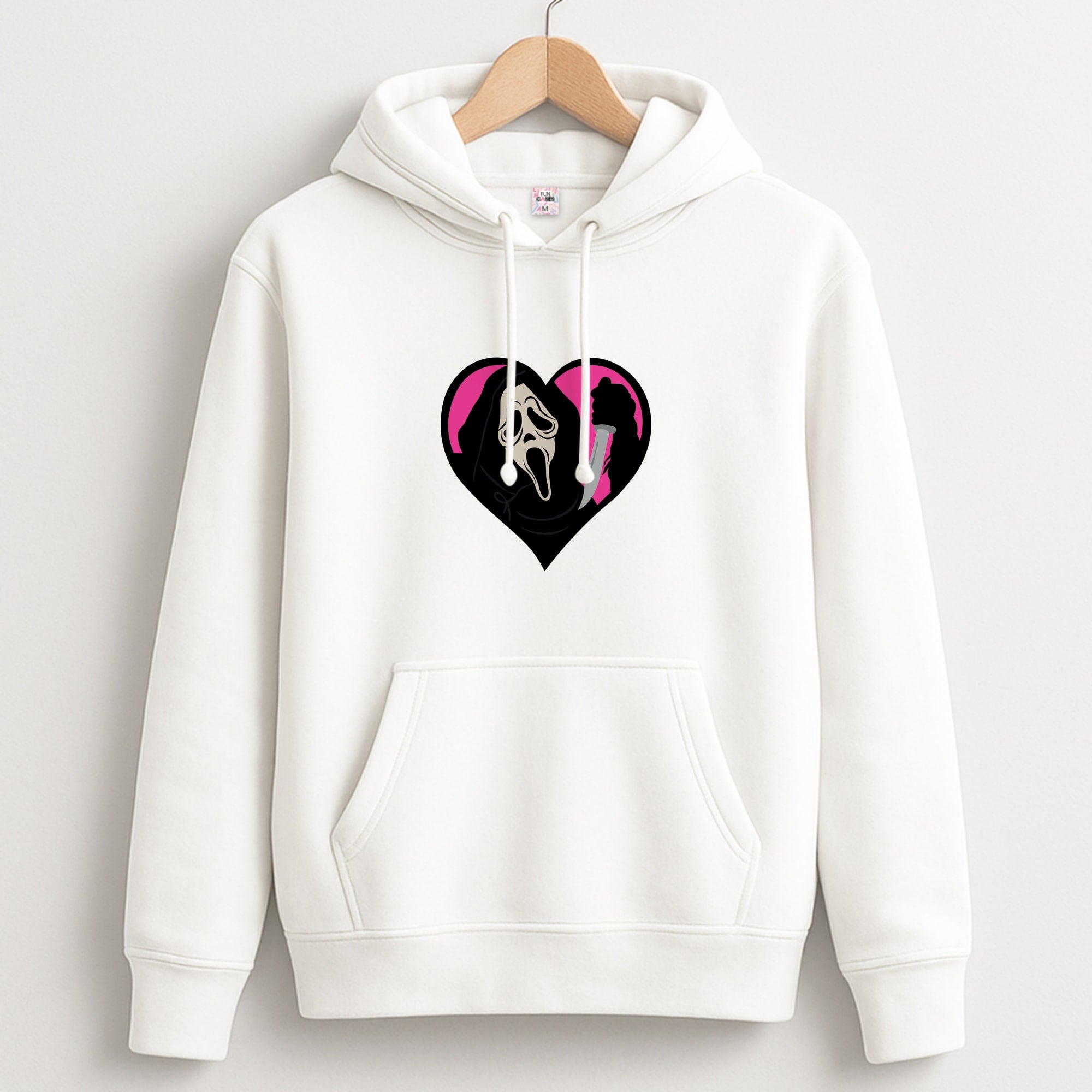 Heart face - Halloween Unisex Hoodie