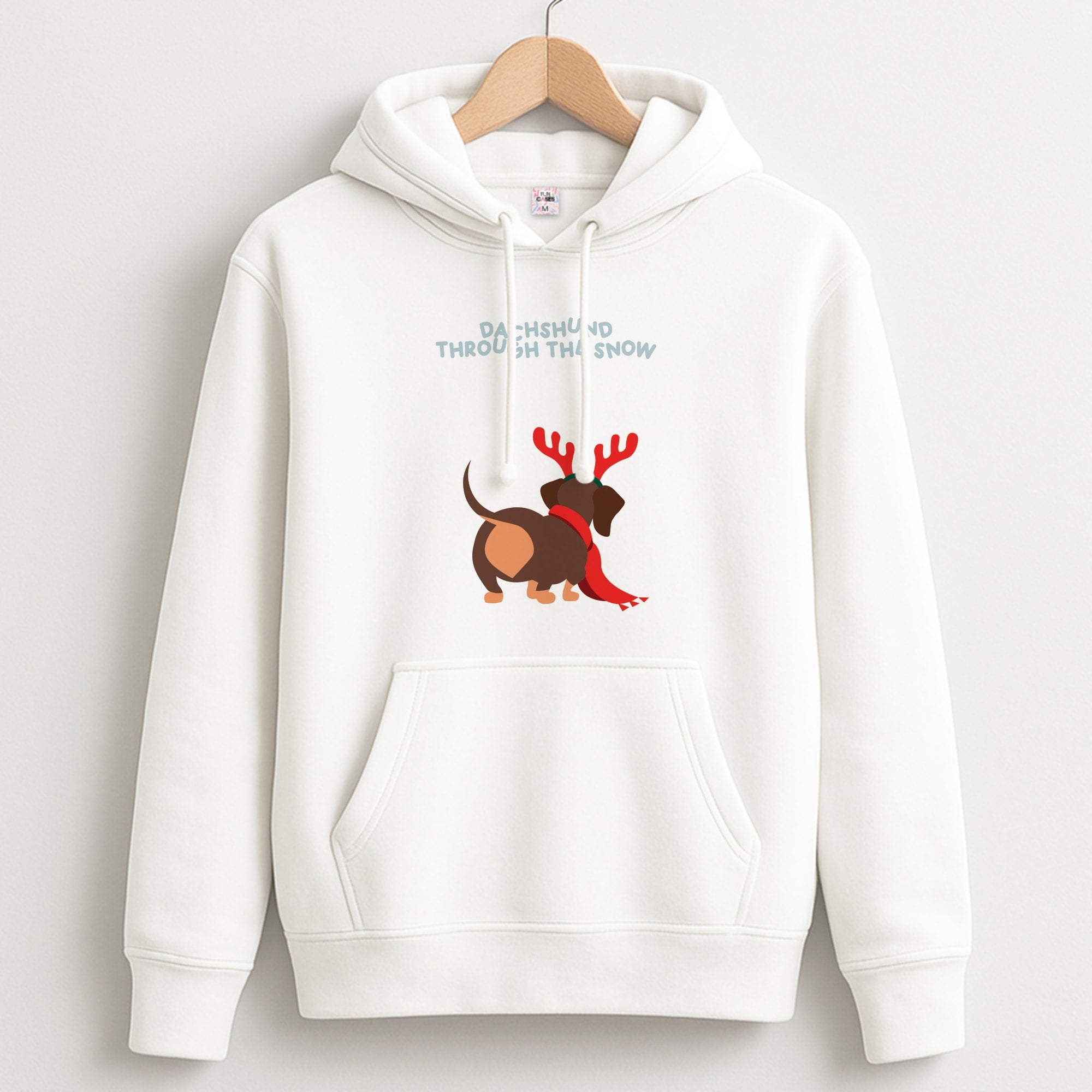 Dachshund Through The Snow - Christmas Unisex Hoodie