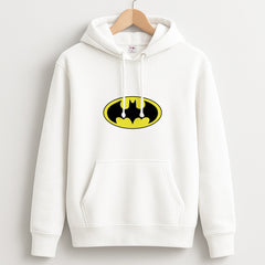 Black Bat Superhero Logo Hoodie