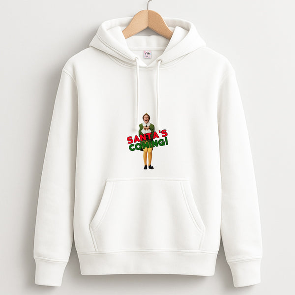 Buddy The Elf - Santa's Coming! Unisex Hoodie
