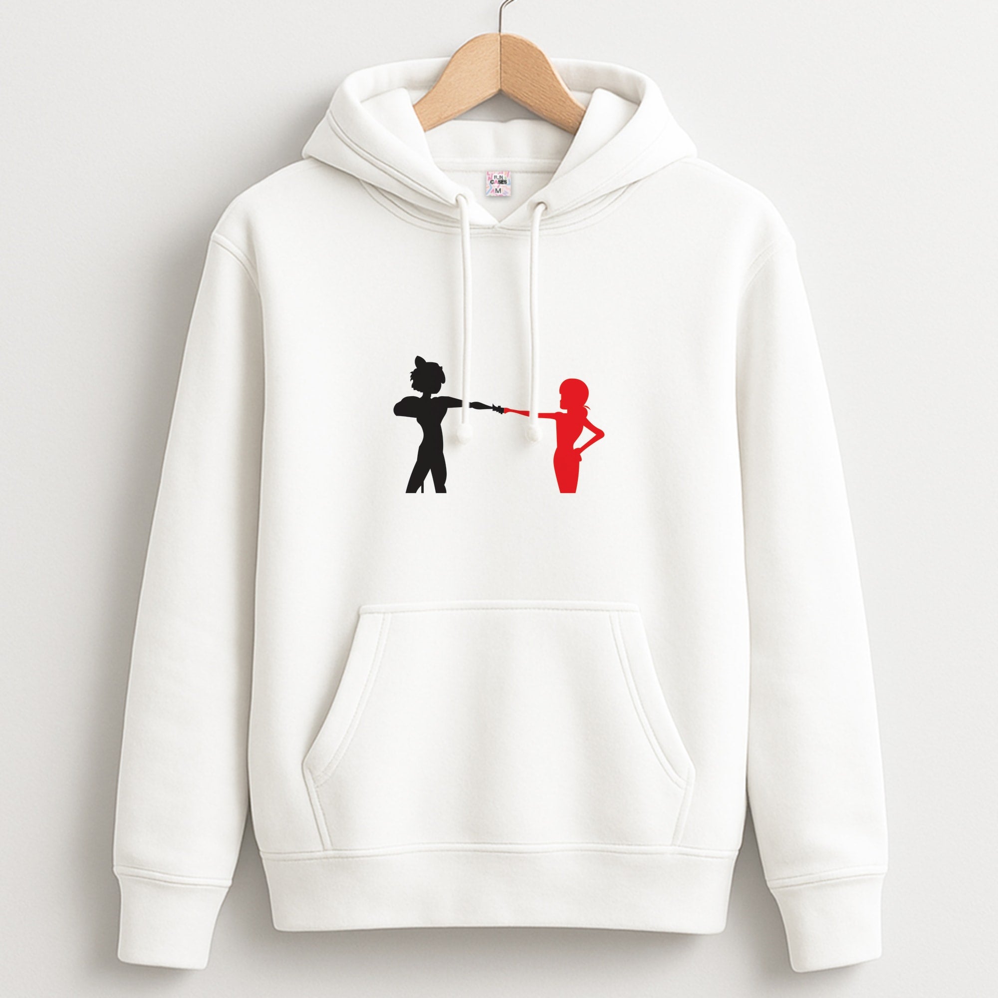 Red And Black Unisex Hoodie