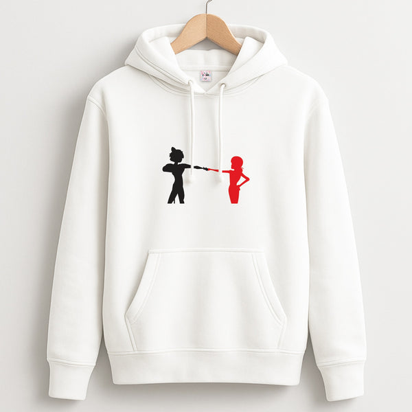 Red And Black Unisex Hoodie