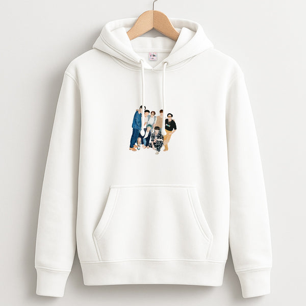 Casual K-Pop Band Band Unisex Hoodie