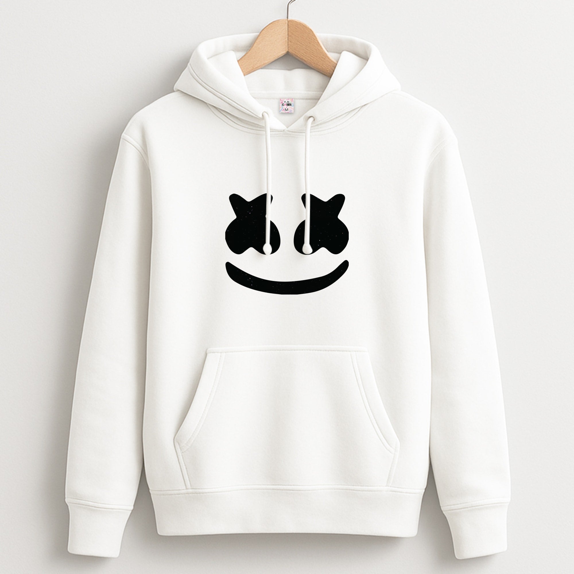 Black And White Helmet In Space Unisex Hoodie